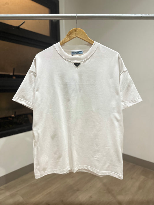 Prada Cotton T-Shirt (White)