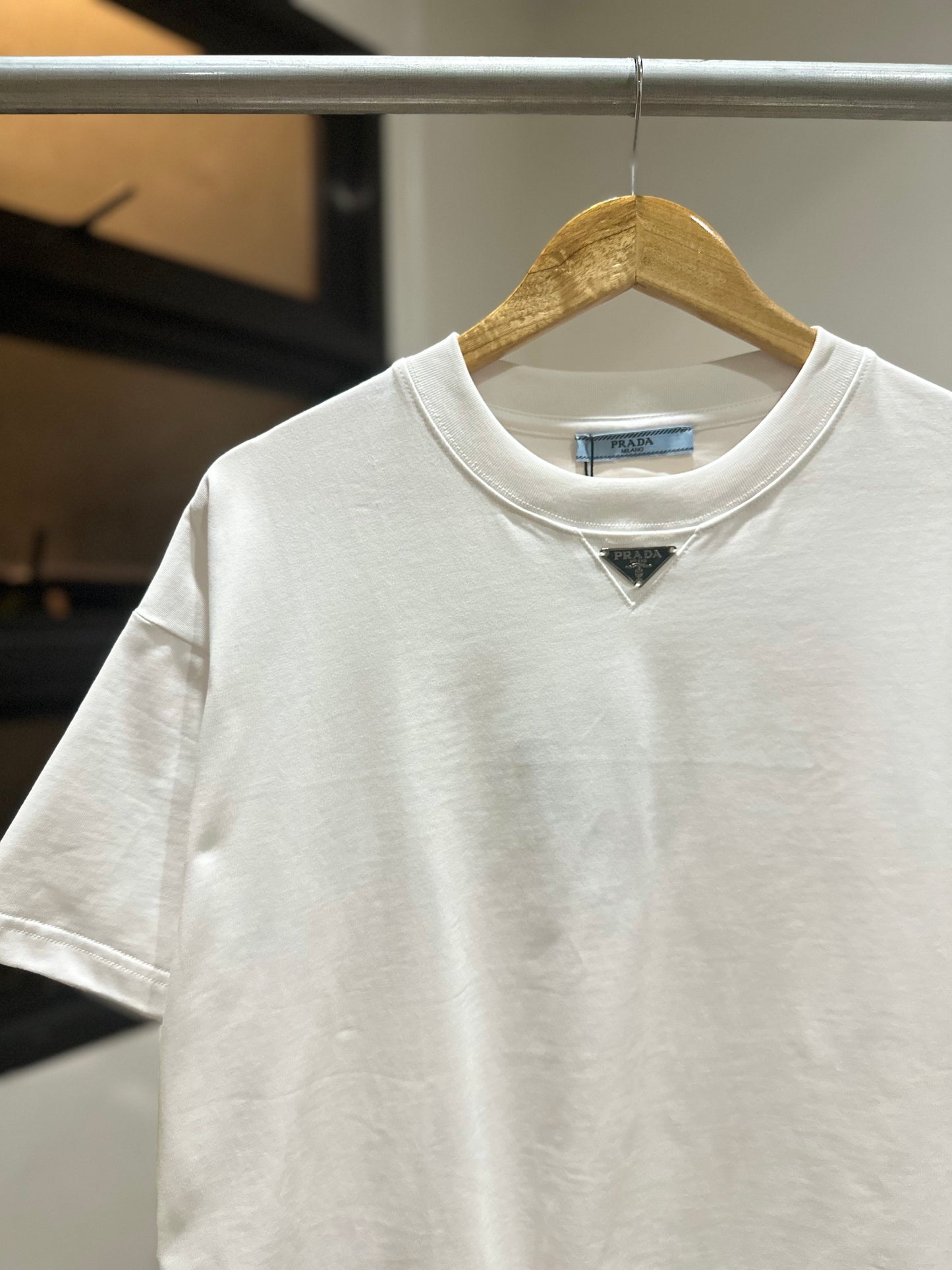 Prada Cotton T-Shirt (White)