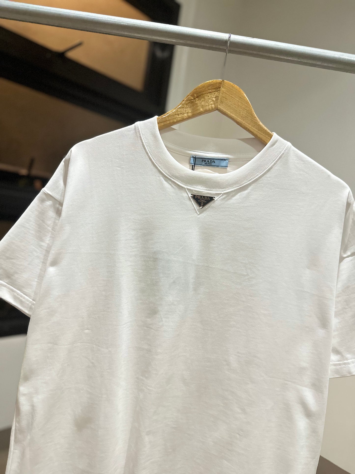 Prada Cotton T-Shirt (White)