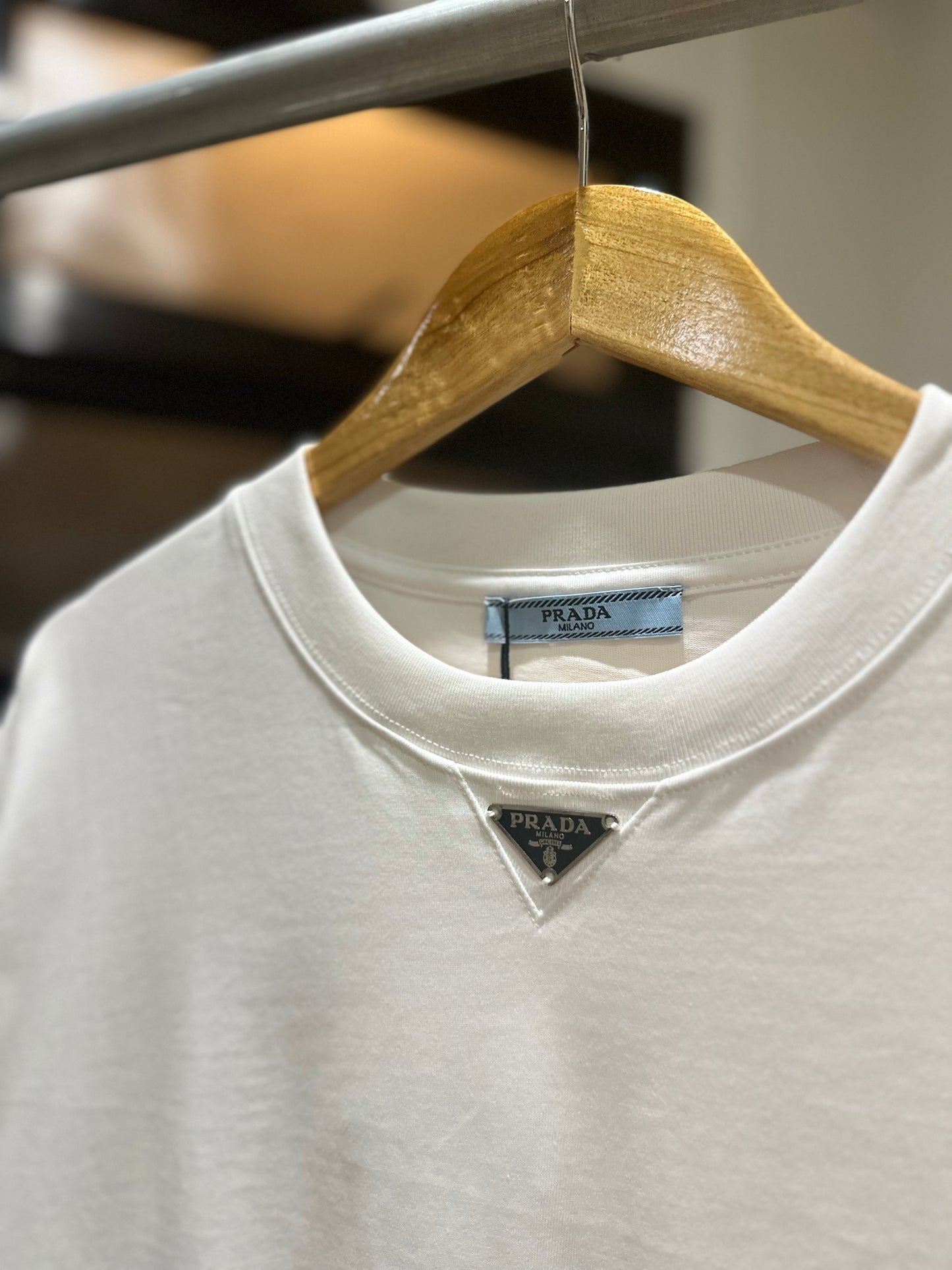 Prada Cotton T-Shirt (White)