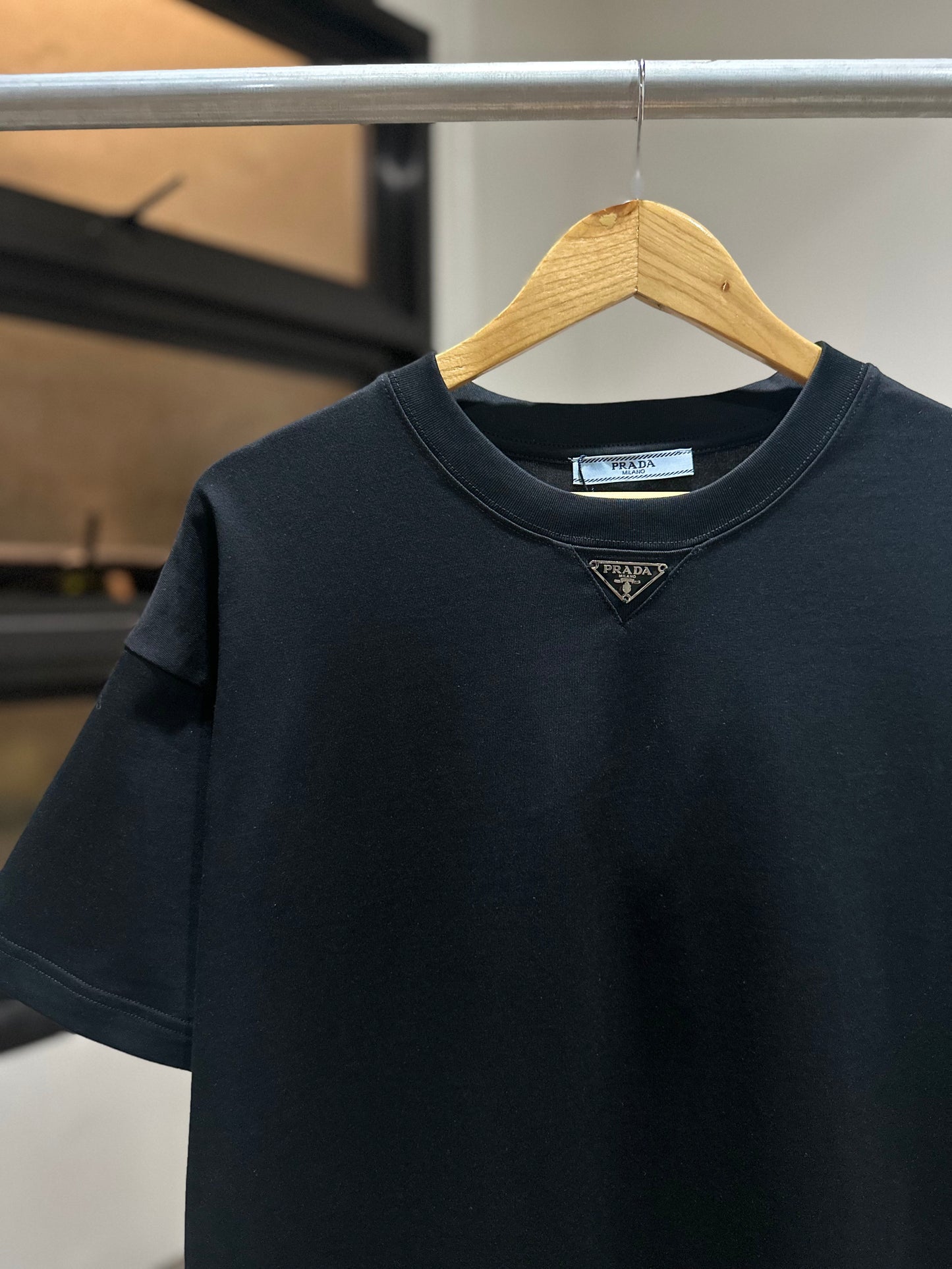 Prada Cotton T-Shirt (Black)