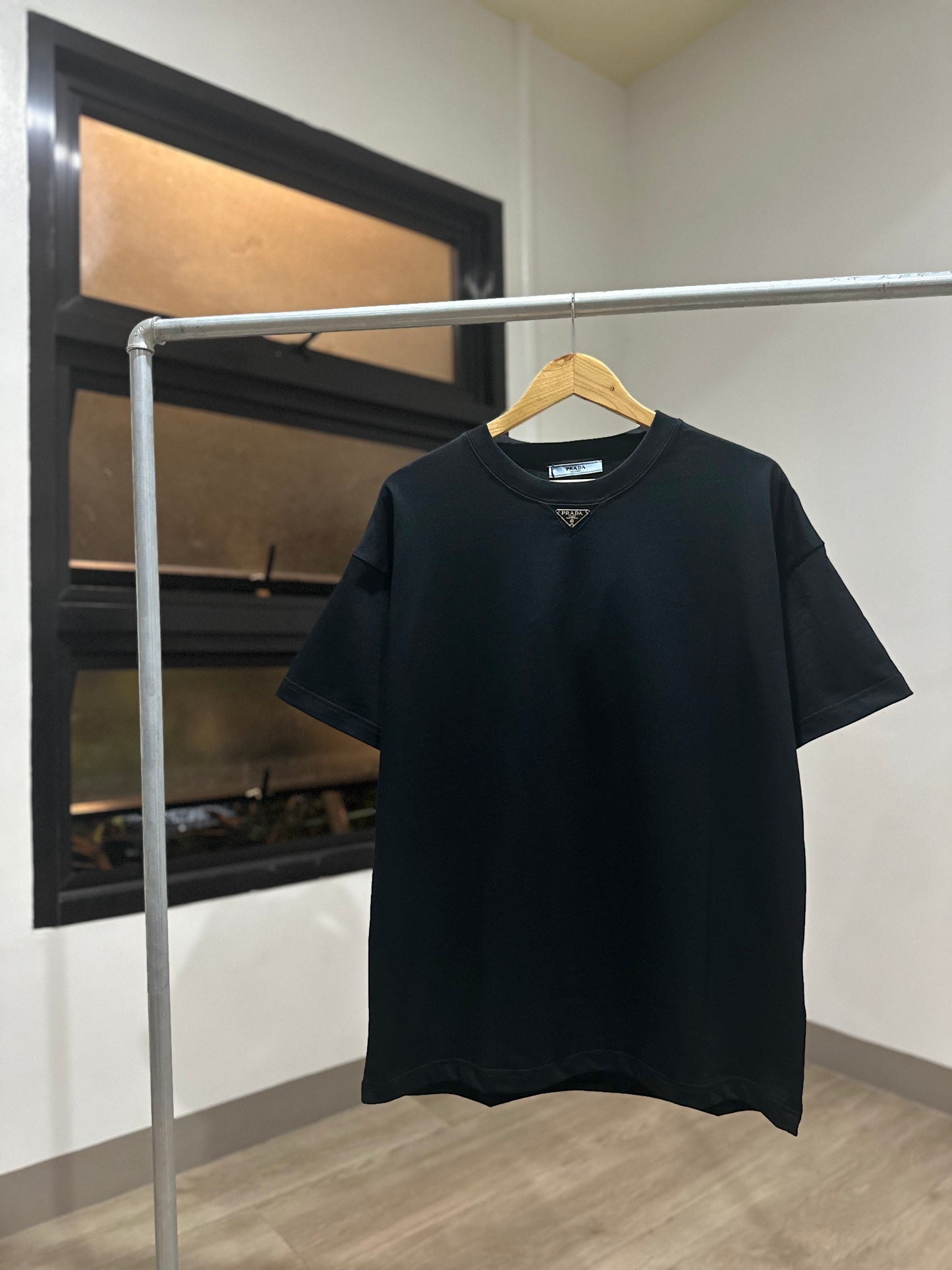 Prada Cotton T-Shirt (Black)