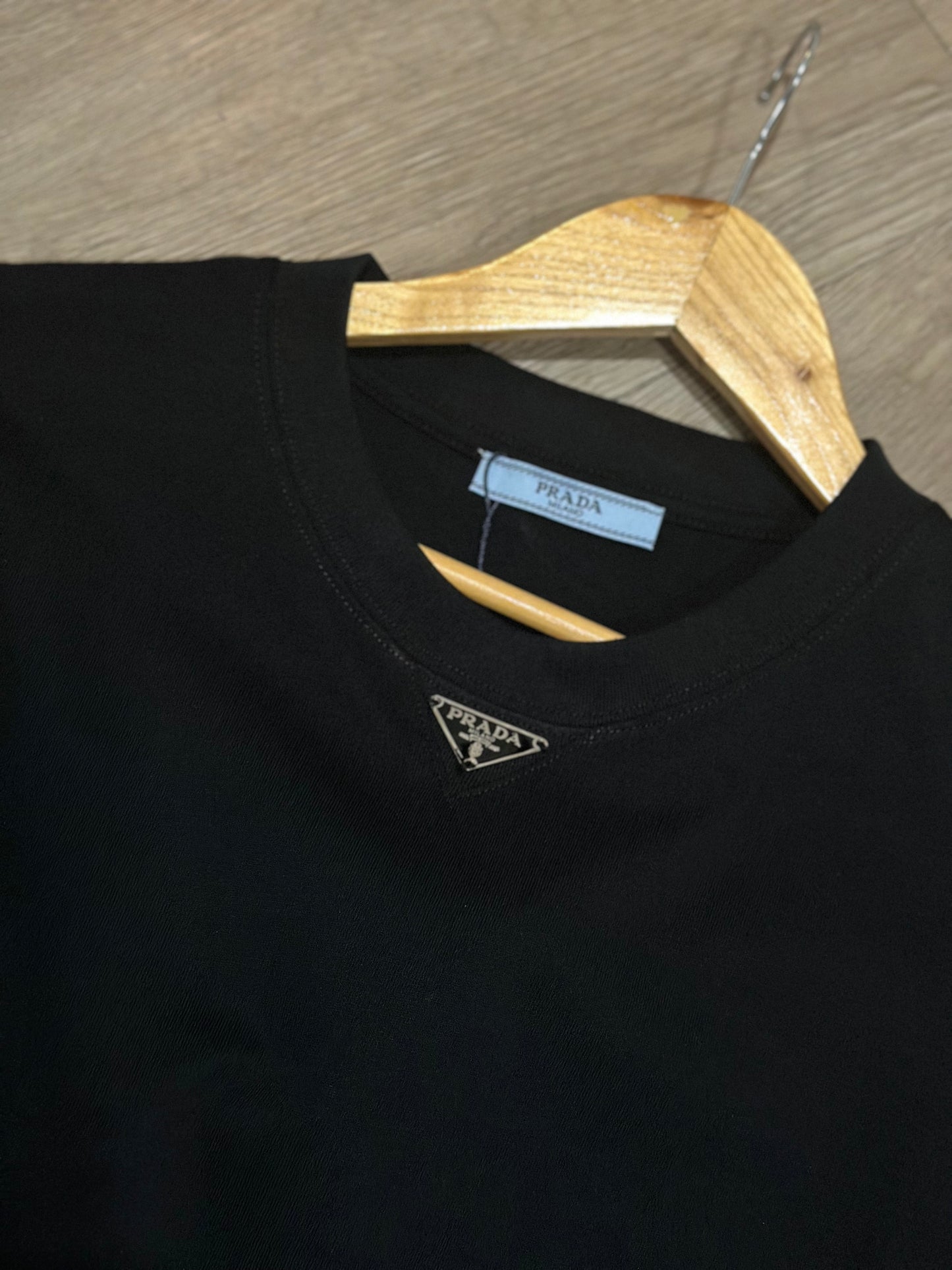 Prada Cotton T-Shirt (Black)