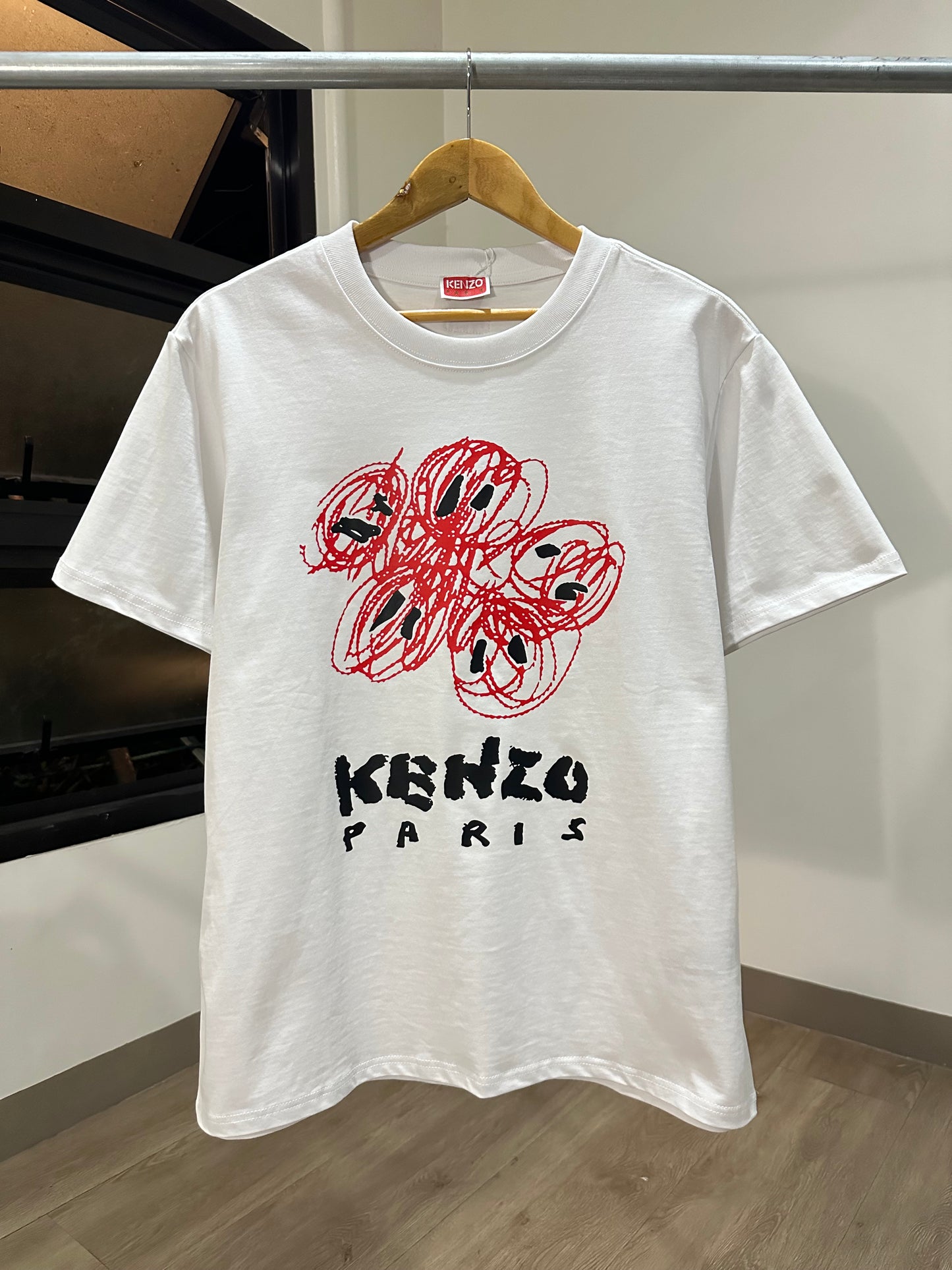 Kenzo "Drawn Varsity" T-Shirt (White)