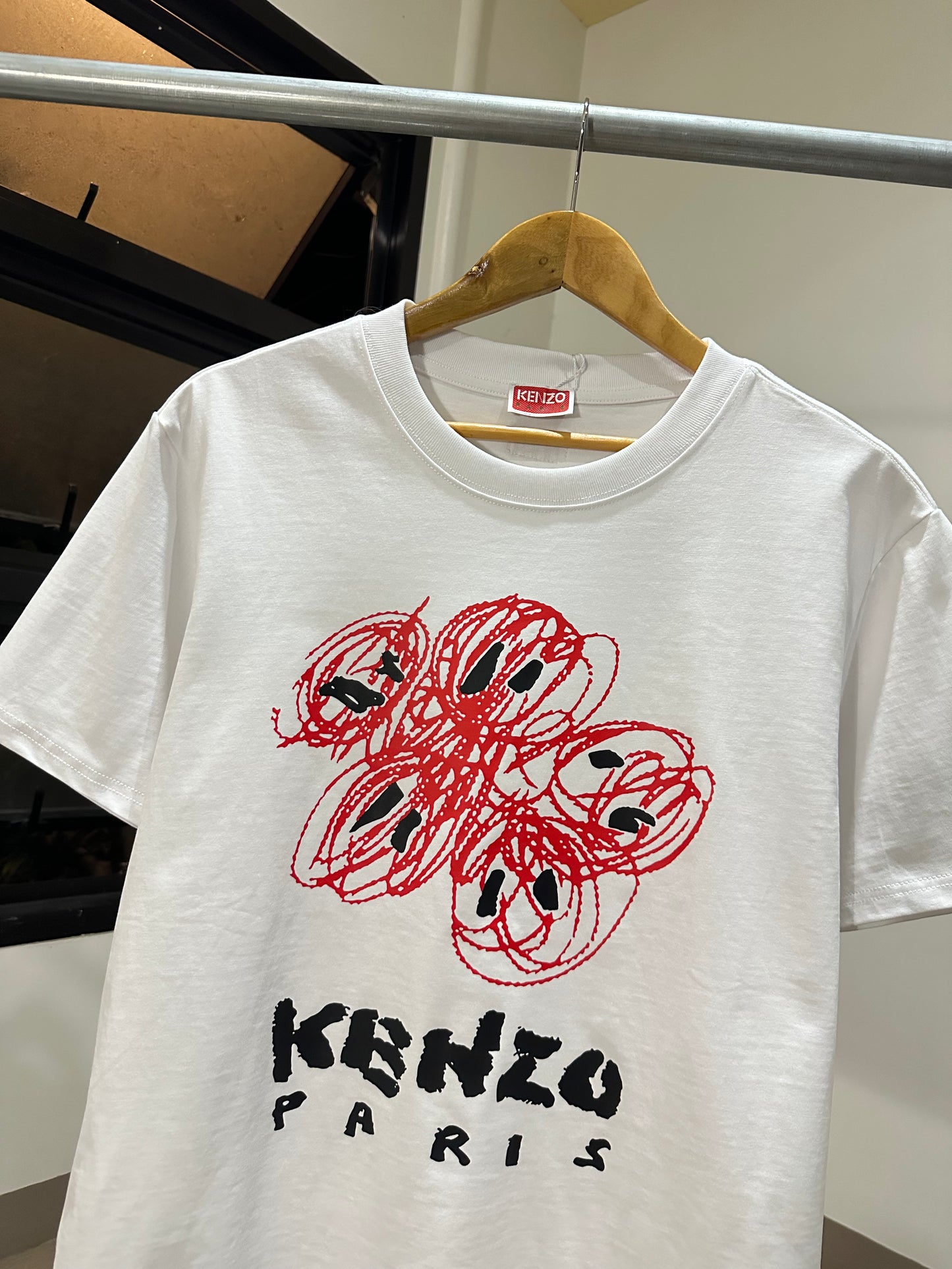 Kenzo "Drawn Varsity" T-Shirt (White)