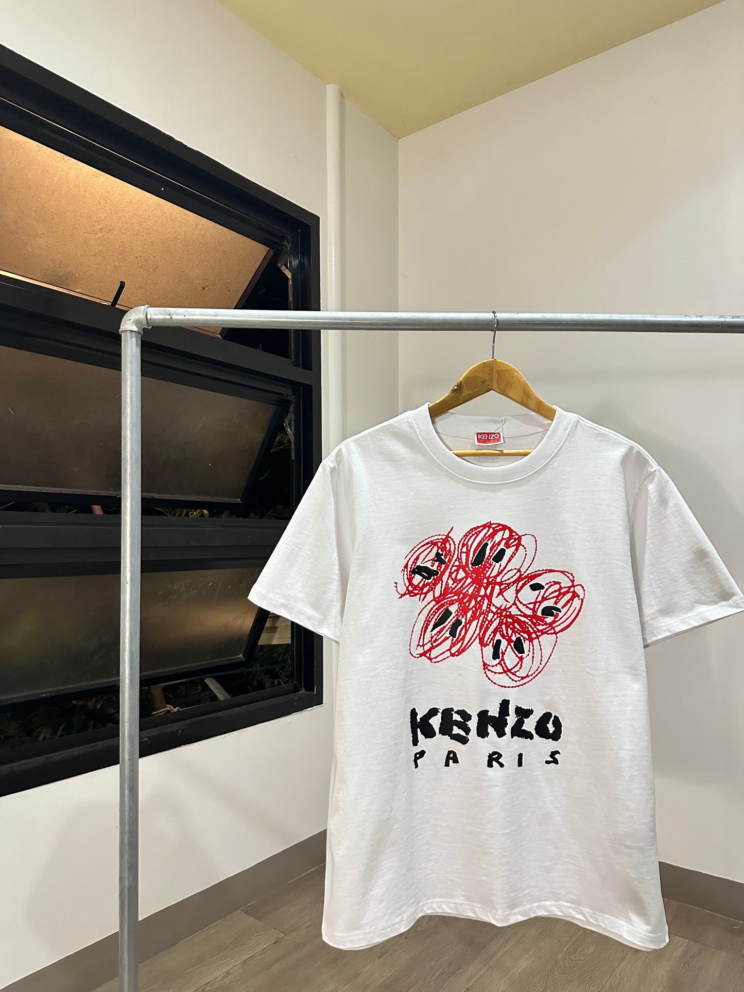 Kenzo "Drawn Varsity" T-Shirt (White)