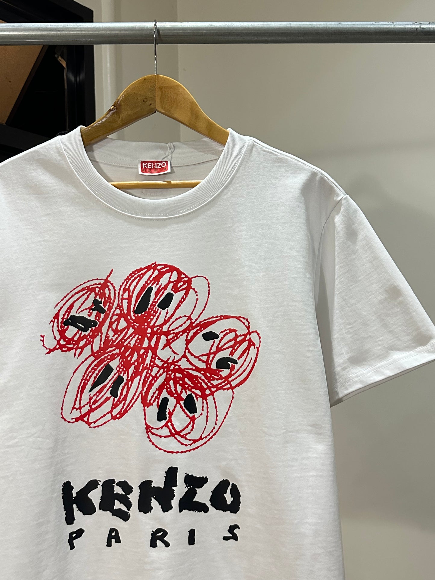 Kenzo "Drawn Varsity" T-Shirt (White)