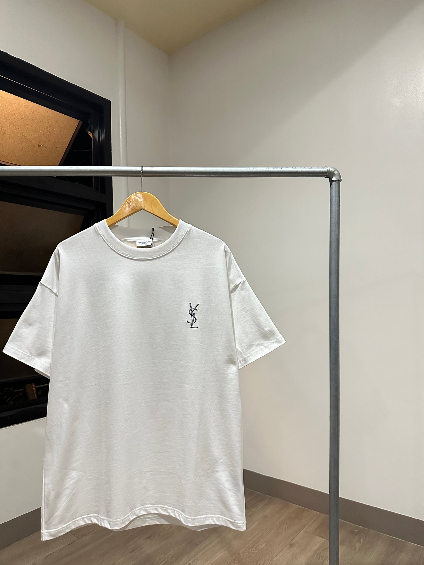 YSL Cotton T-Shirt (White)