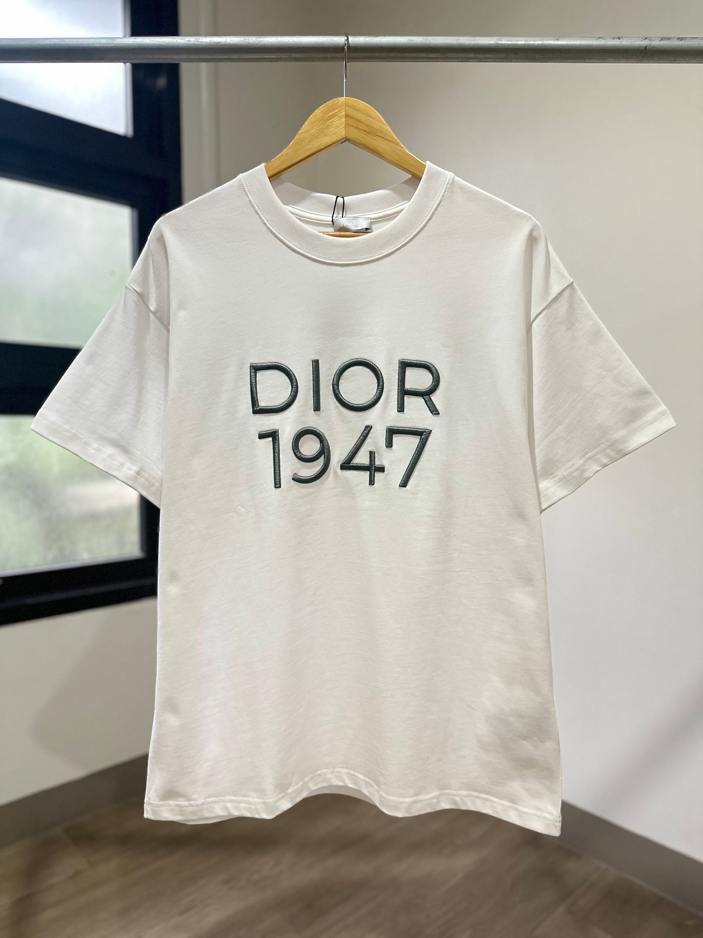 Dior 1947 White Cotton T-Shirt