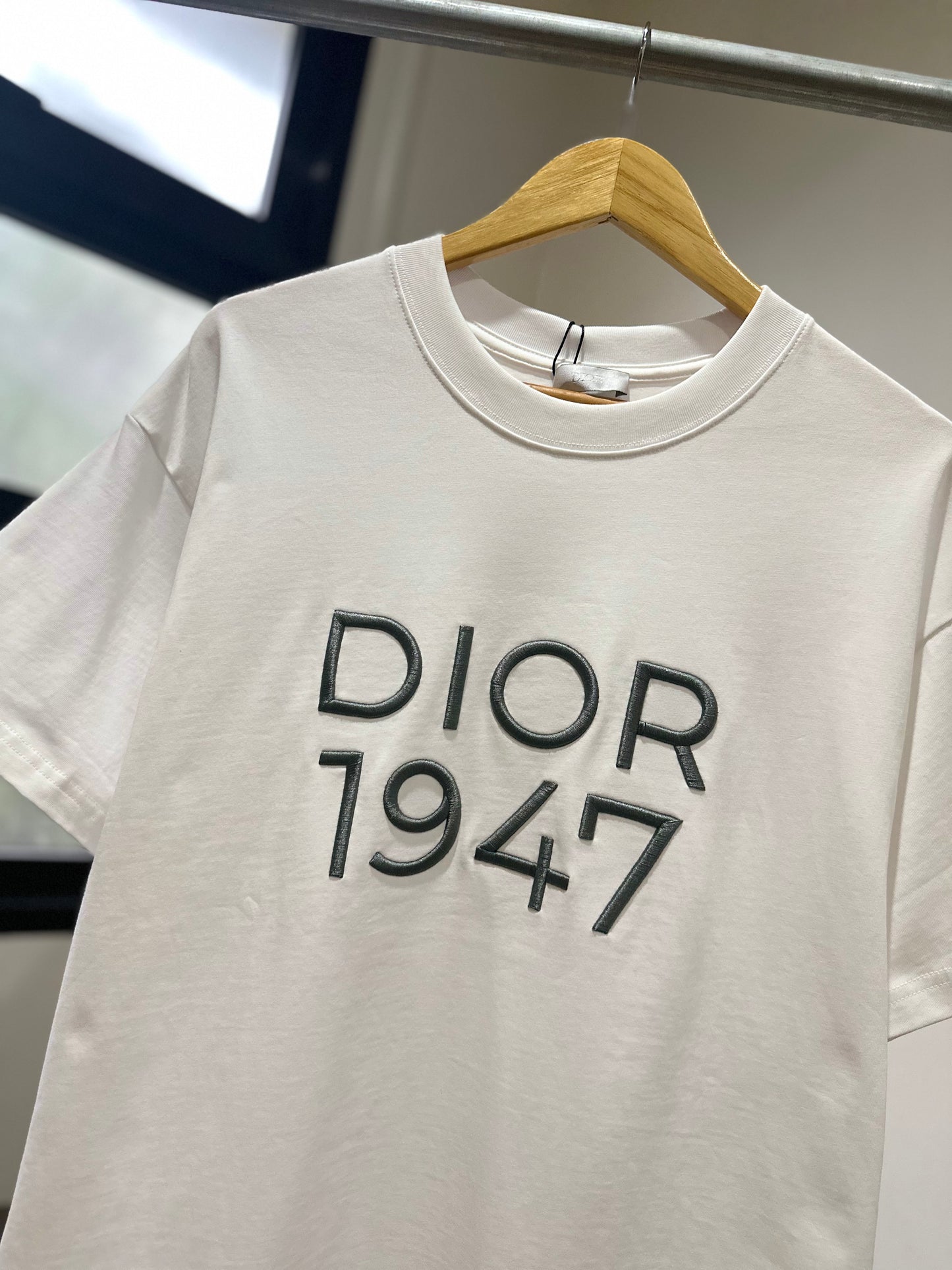 Dior 1947 White Cotton T-Shirt