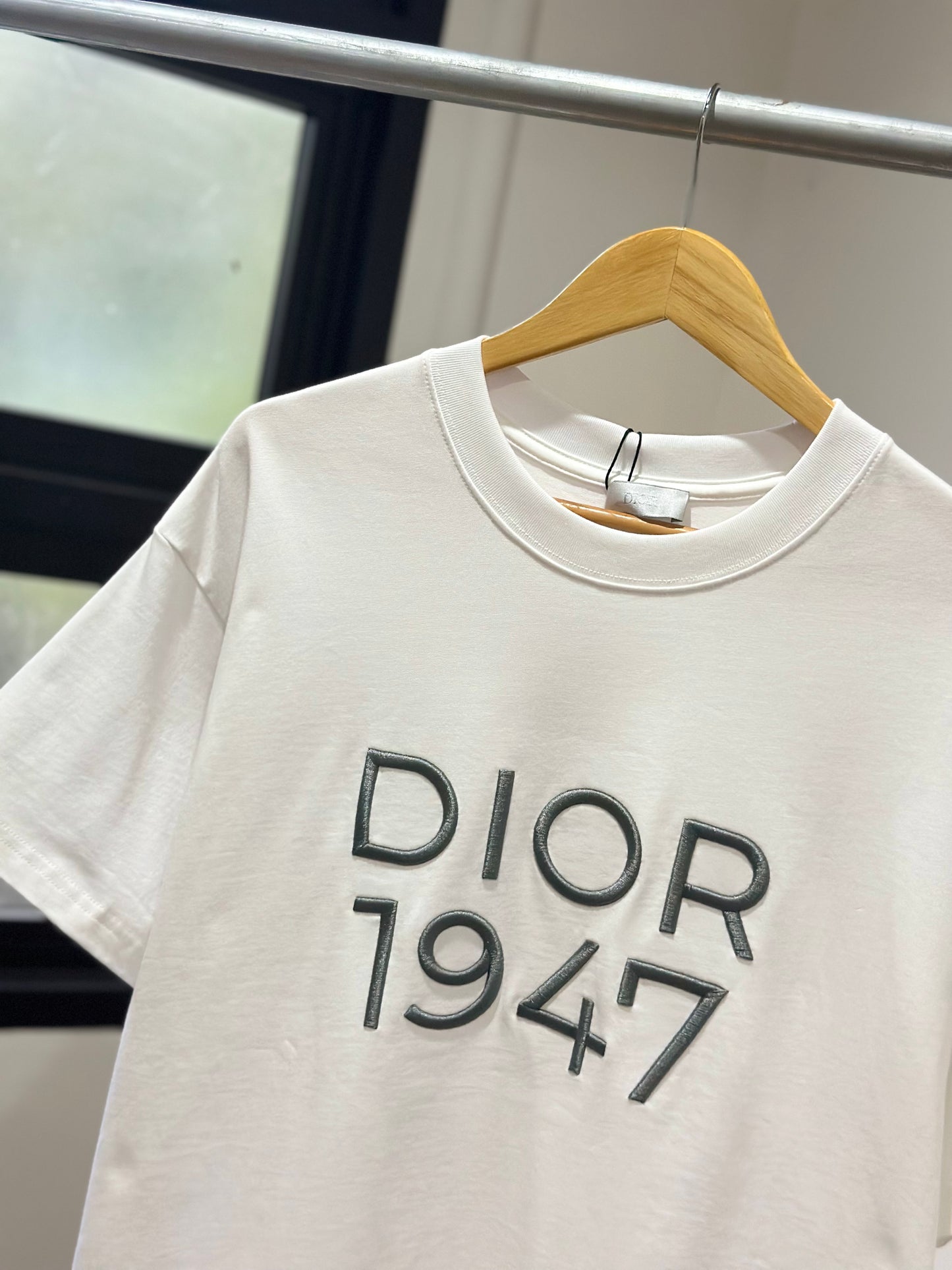 Dior 1947 White Cotton T-Shirt