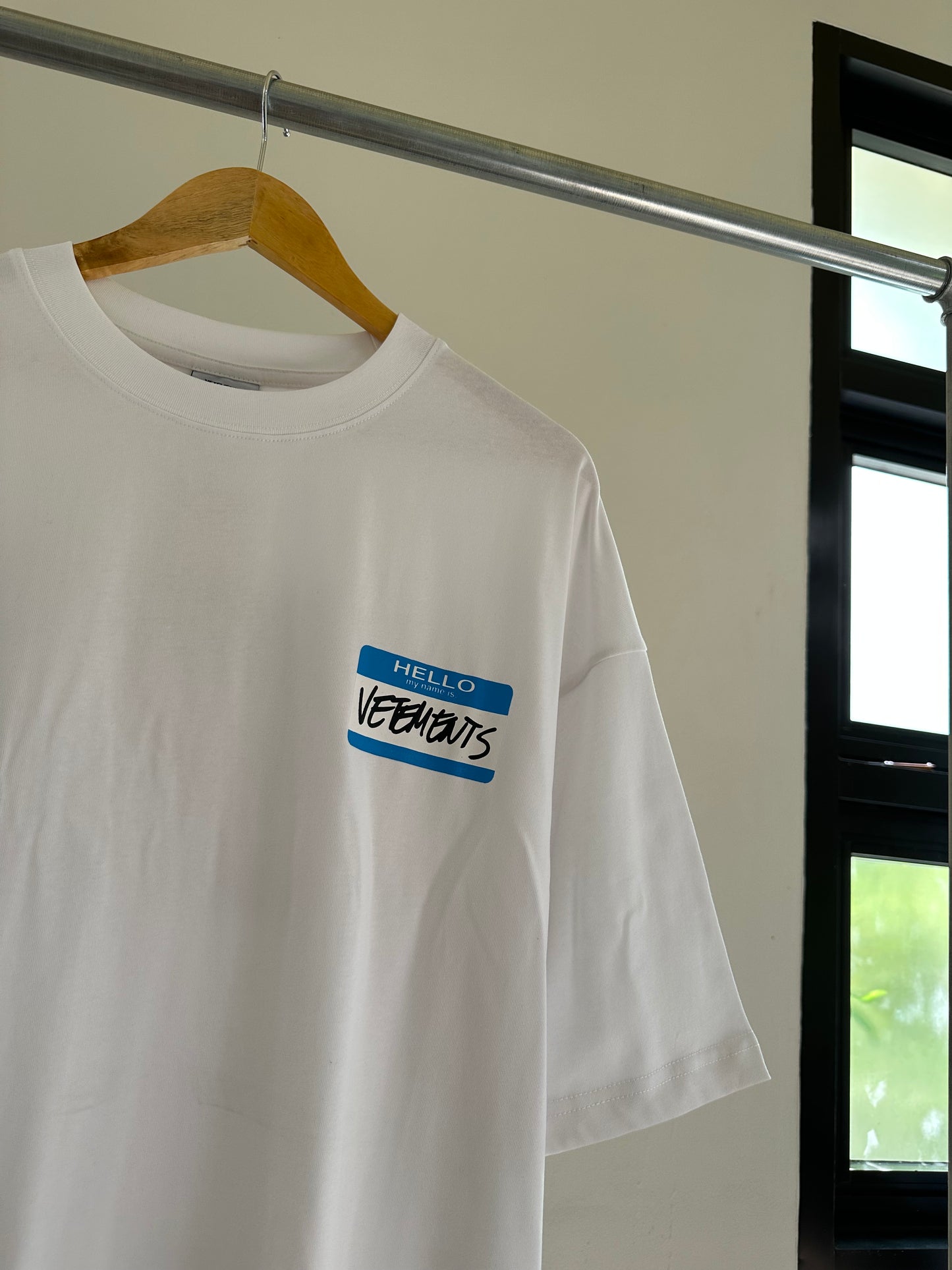 Vetements Name Tag T-Shirt (White)