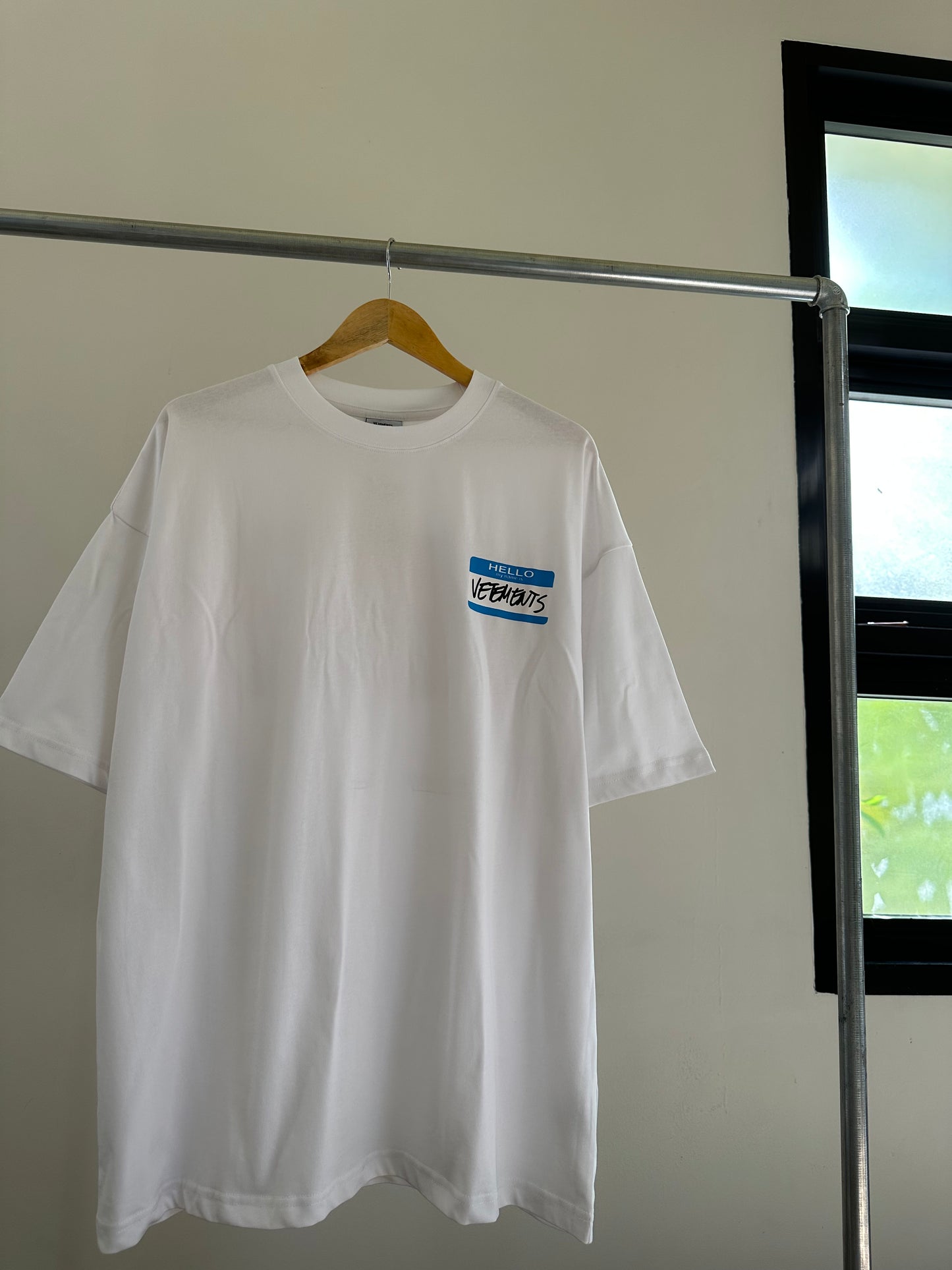 Vetements Name Tag T-Shirt (White)