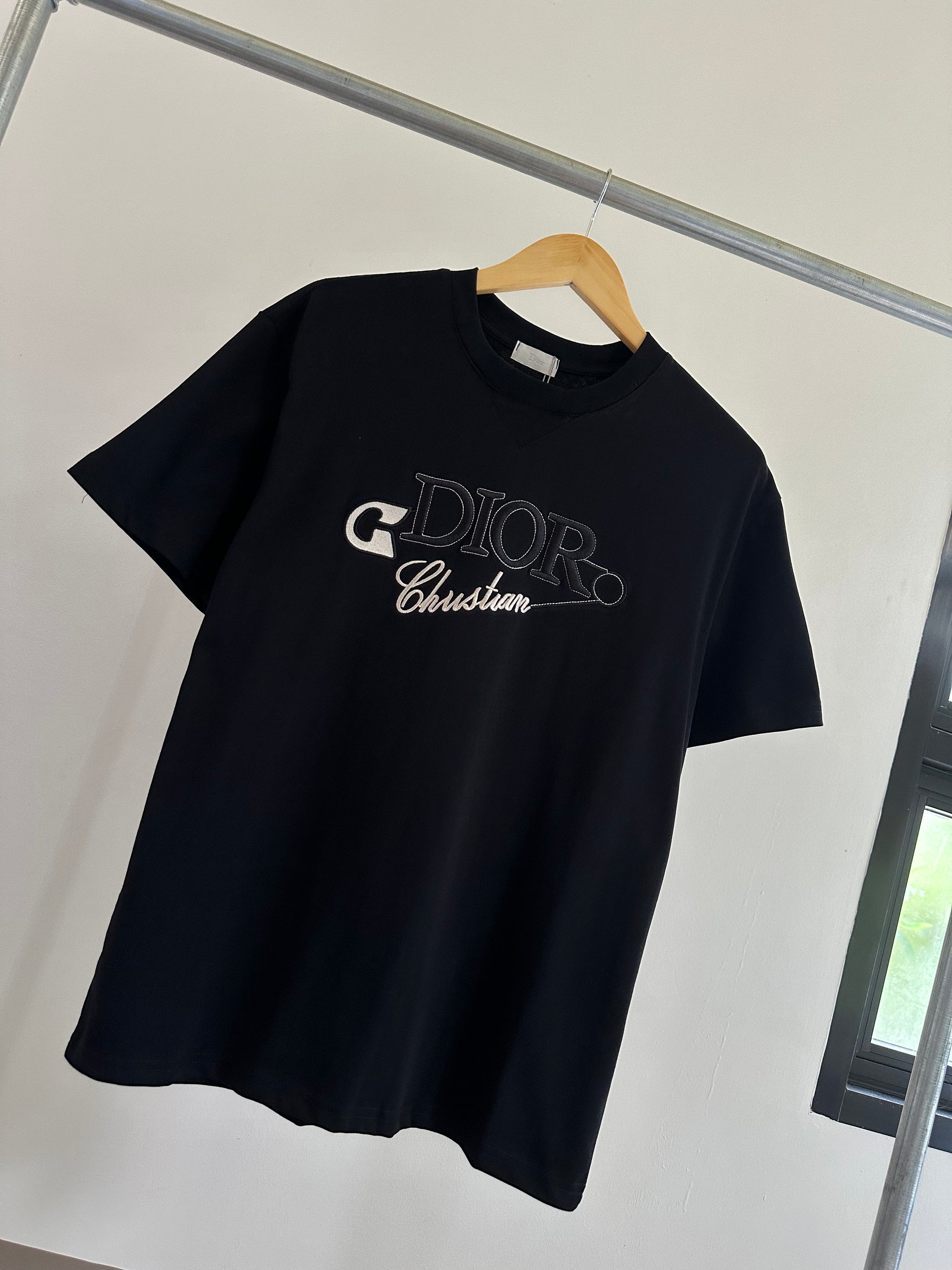 christian dior t shirt black