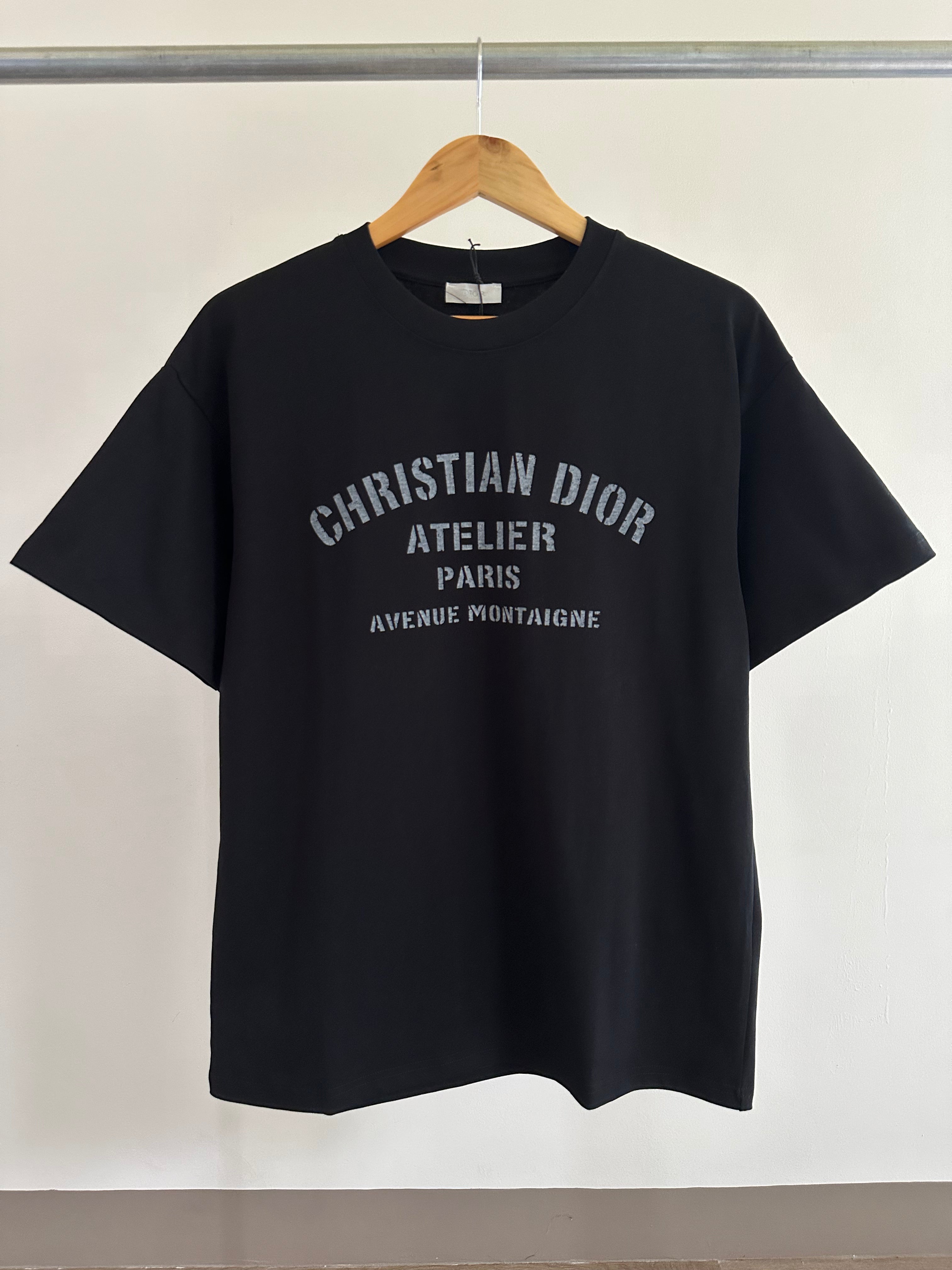 Christian dior atelier outlet t shirt black