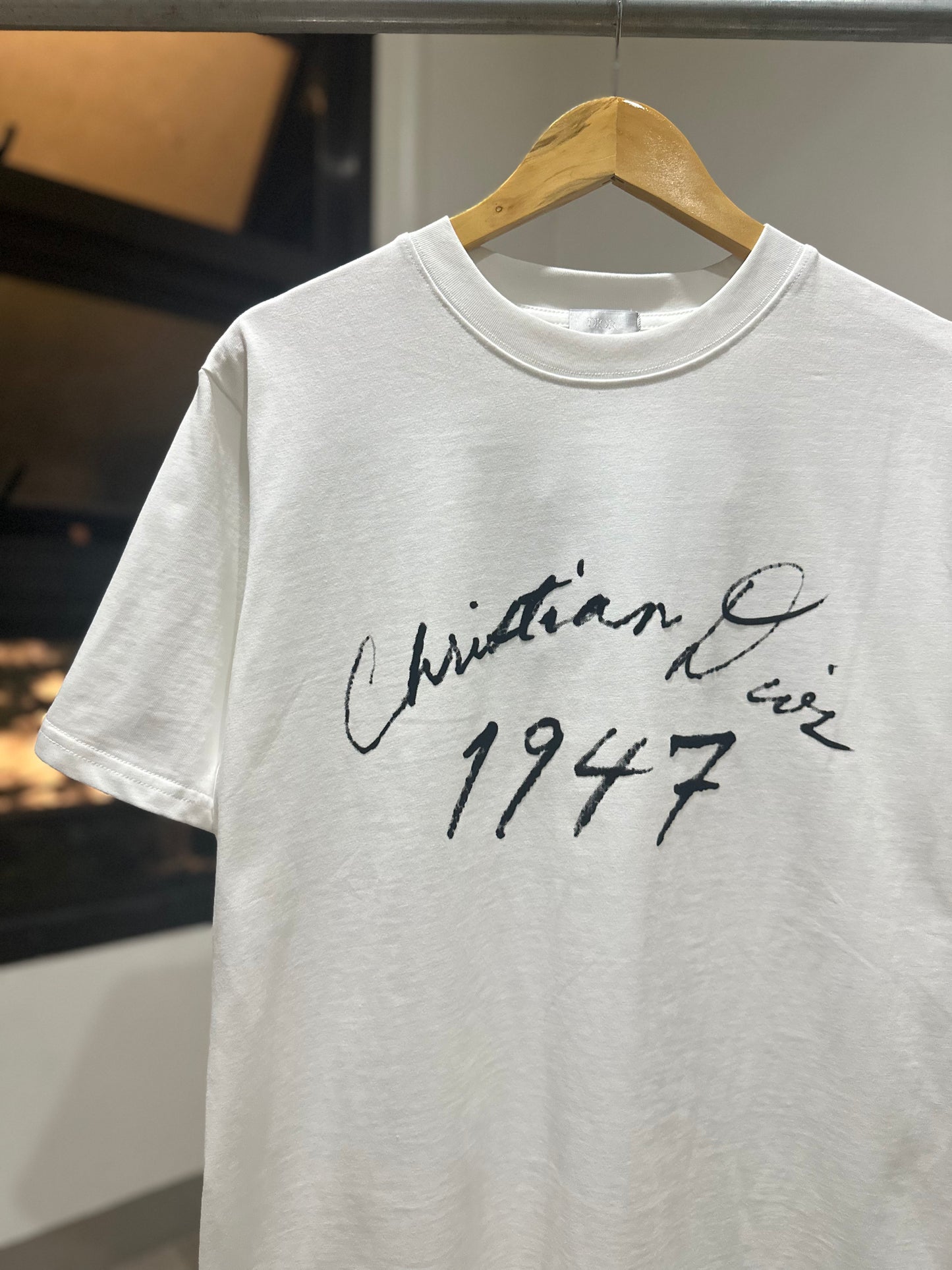 Christian Dior Handwritten Relaxed T-Shirt (White)