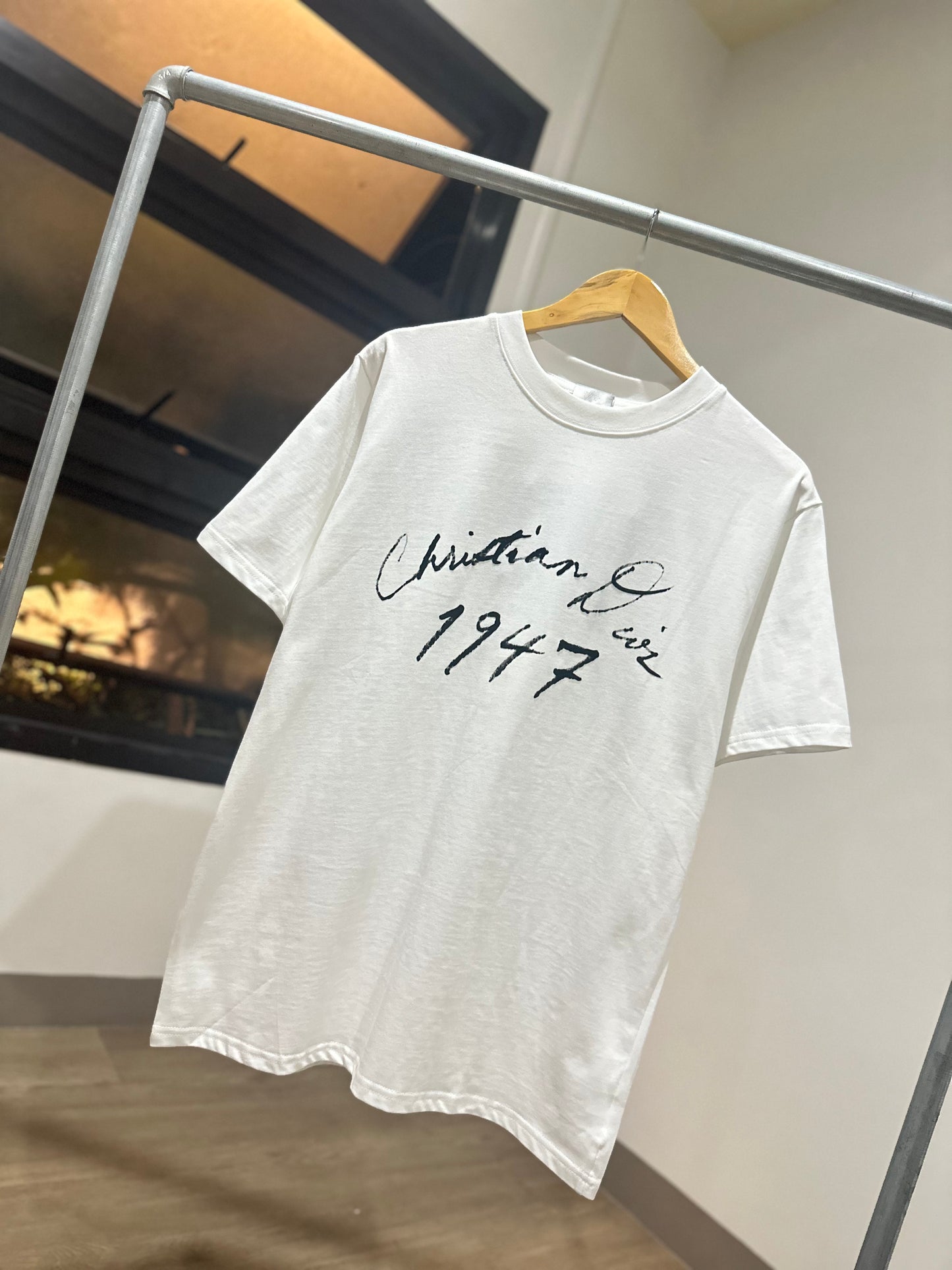 Christian Dior Handwritten Relaxed T-Shirt (White)