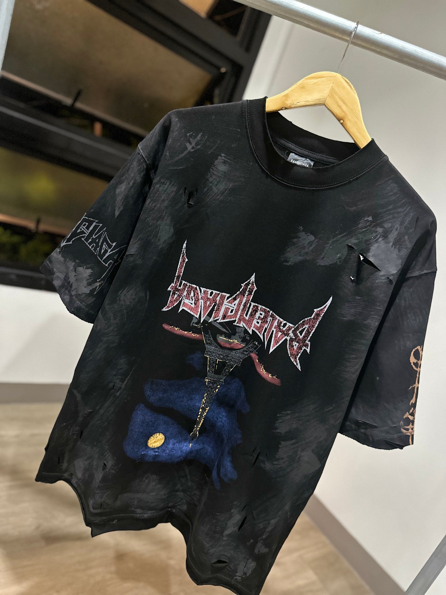 Balenciaga Moon Paris Reverse T-Shirt