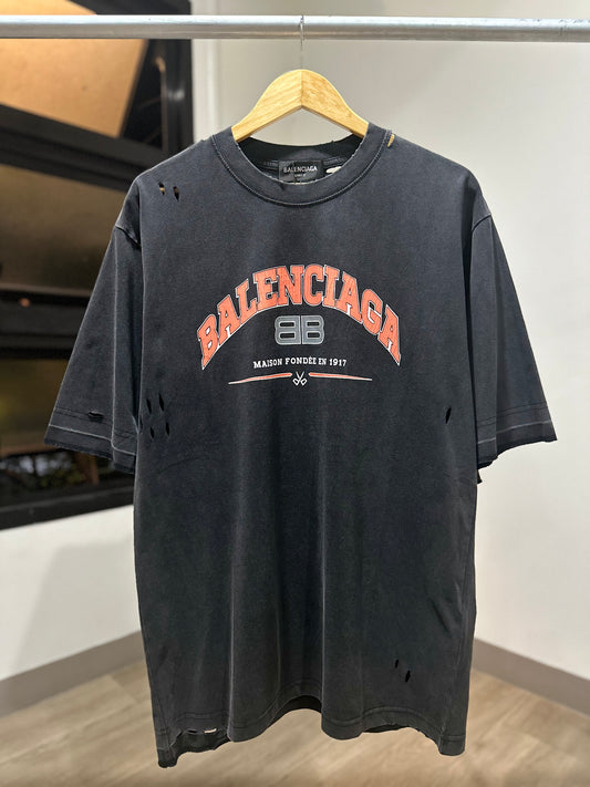 Balenciaga Maison T-Shirt (Acid/Distressed)