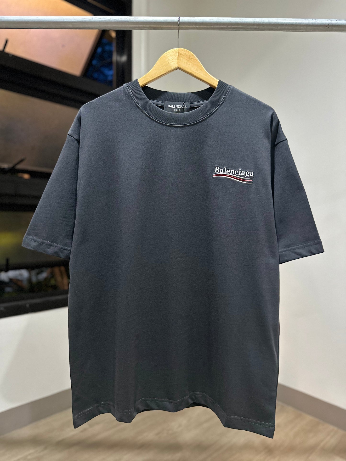 Balenciaga Political Campaign T-Shirt (Gray)