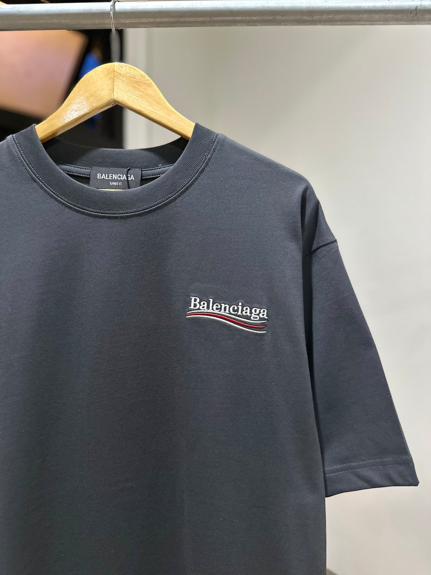 Balenciaga Political Campaign T-Shirt (Gray)