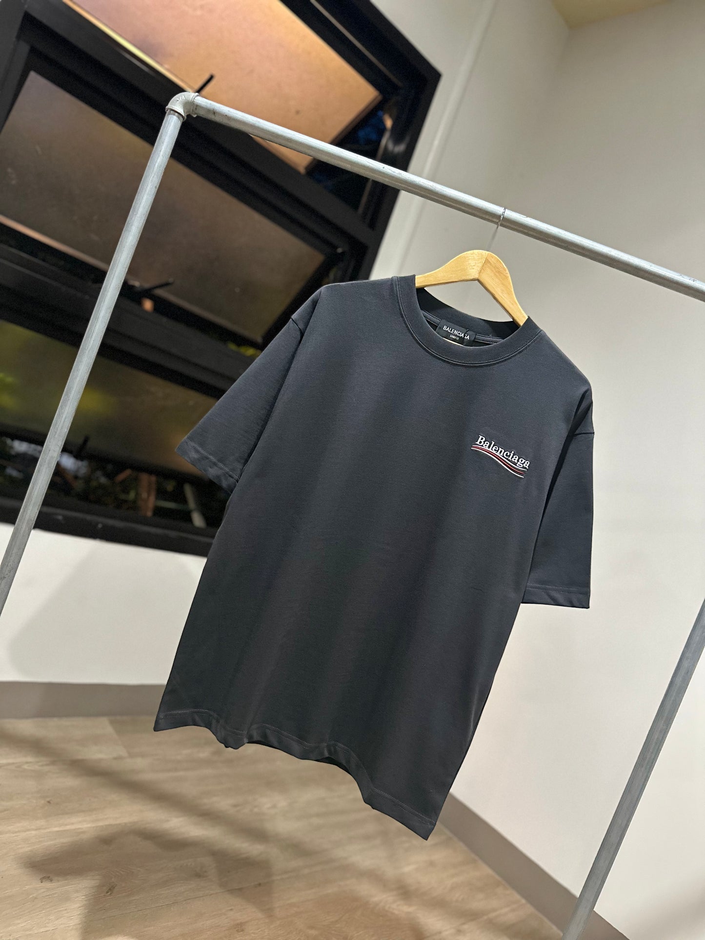 Balenciaga Political Campaign T-Shirt (Gray)