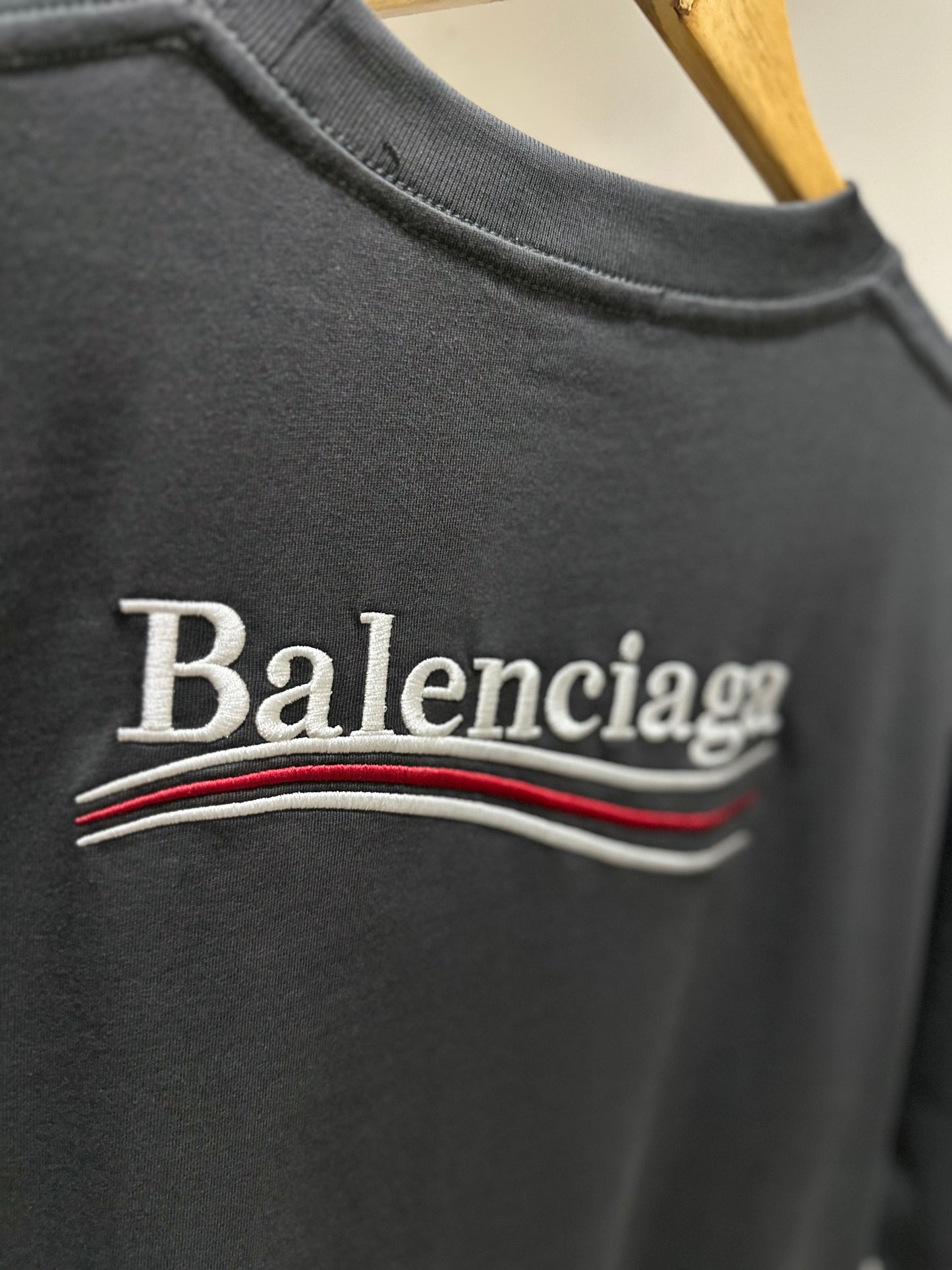 Balenciaga Political Campaign T-Shirt (Gray)