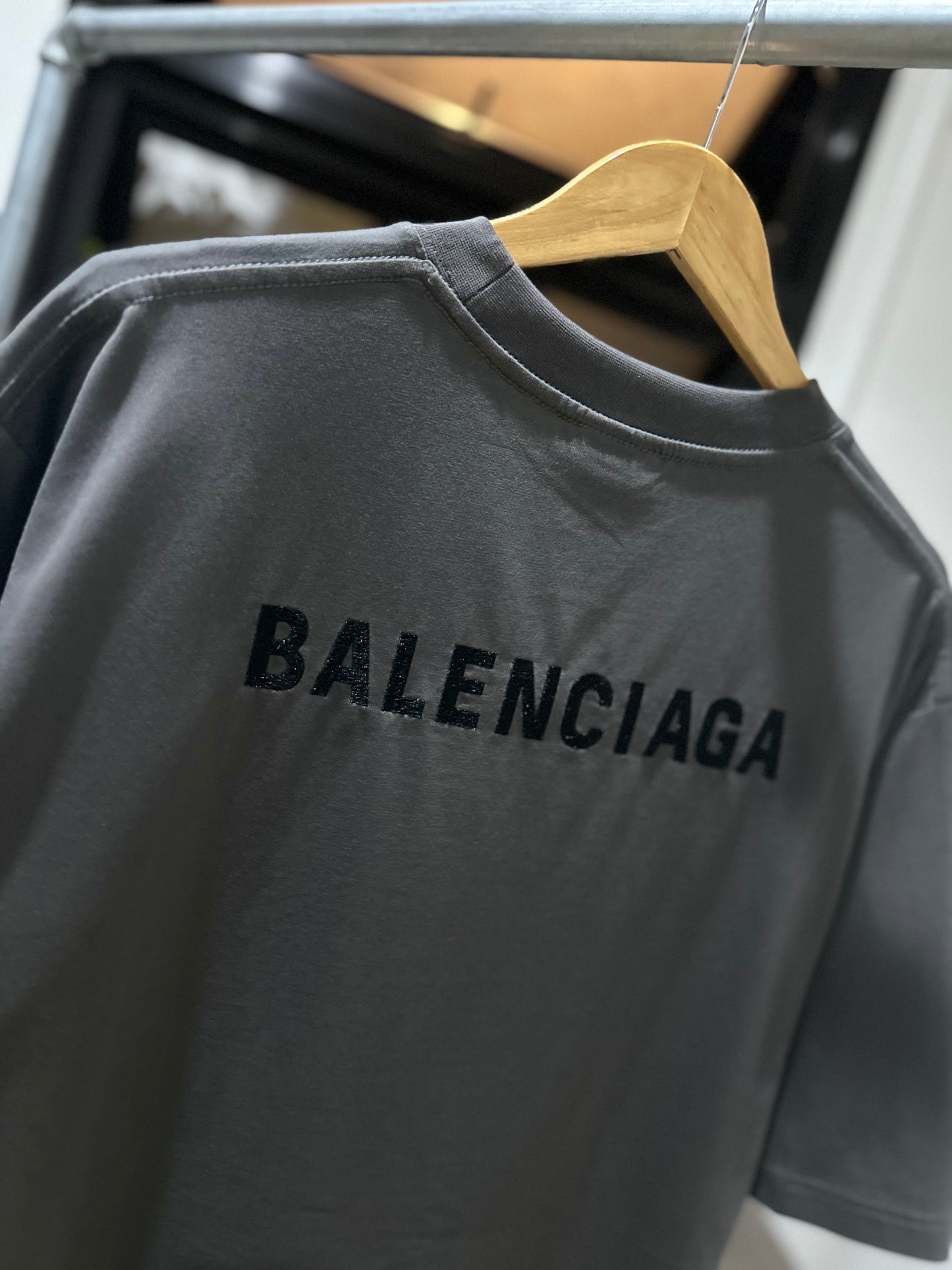 Balenciaga Back T-Shirt (Gray)