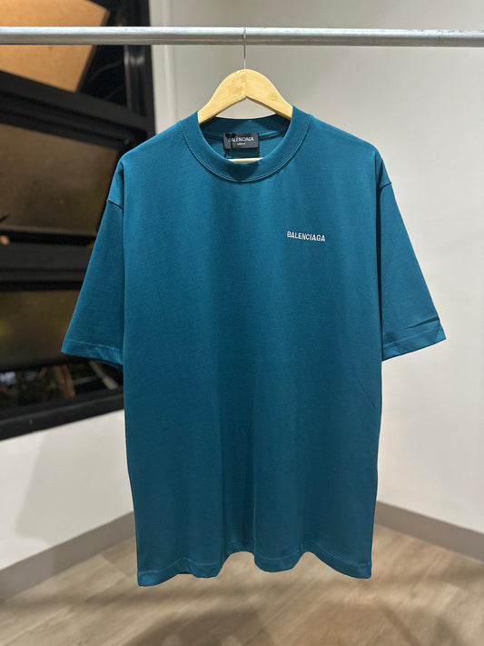 Balenciaga Back T-Shirt (Oversized/Teal)