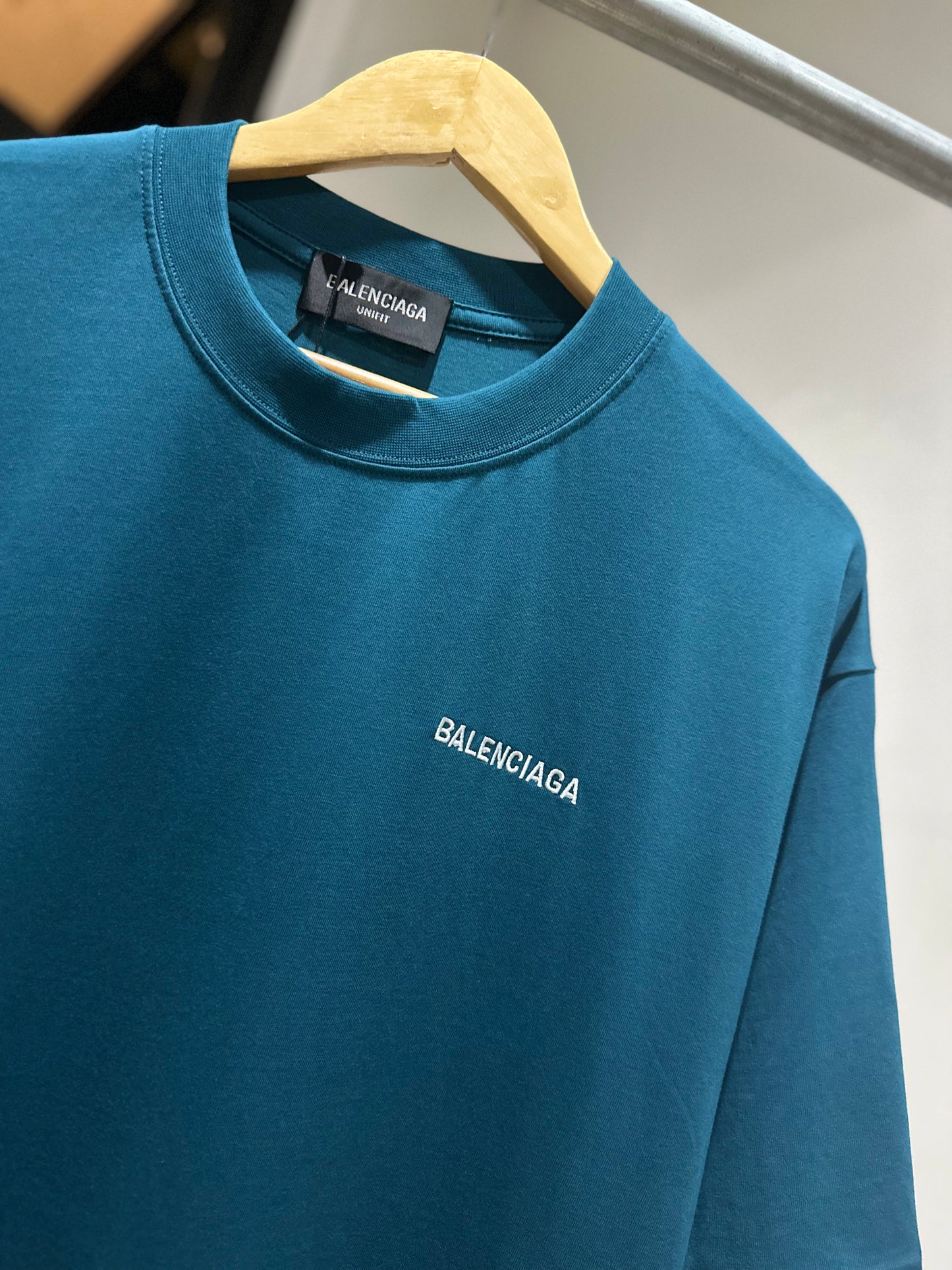 Balenciaga Back T-Shirt (Oversized/Teal)