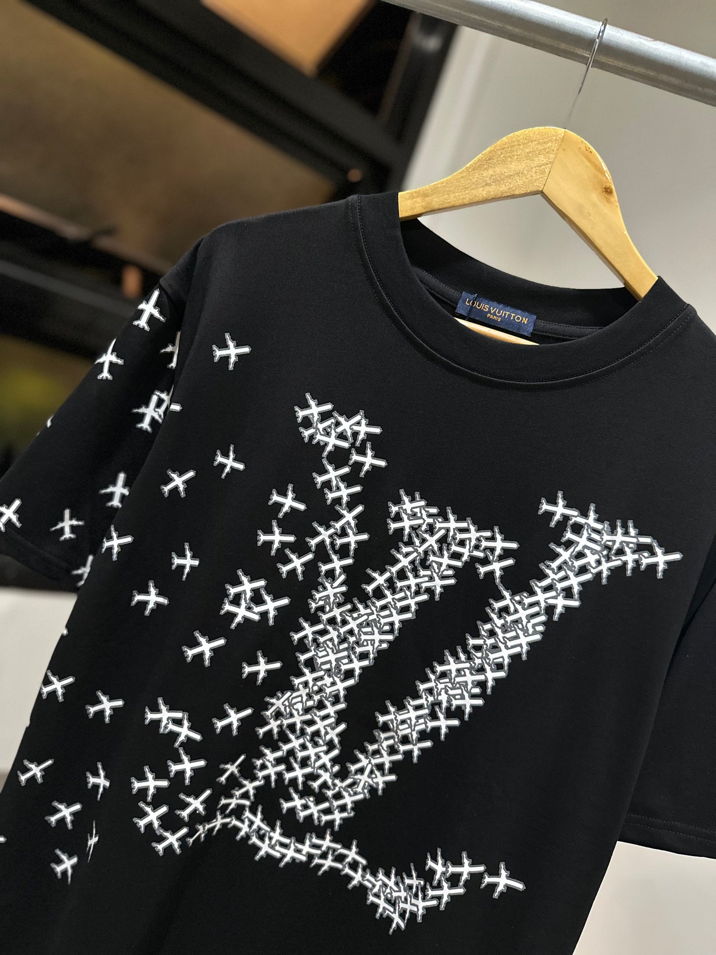 Louis Vuitton Planes T-Shirt (Black)