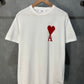 AMI de Coeur Knitted T-Shirt (White)