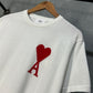 AMI de Coeur Knitted T-Shirt (White)