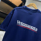 Vetements Oversized T-Shirt (Blue)