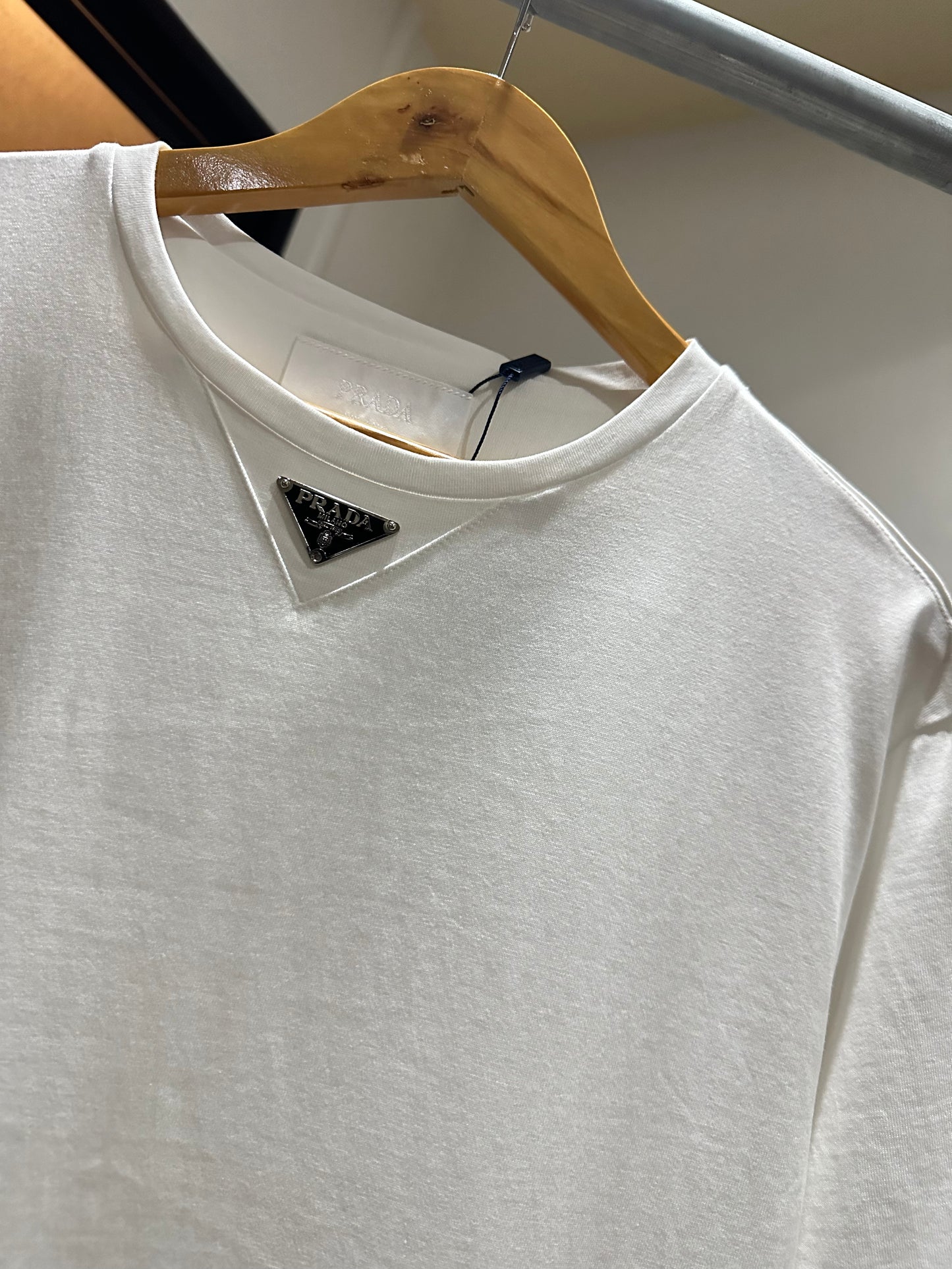 Prada Cotton T-Shirt (White)