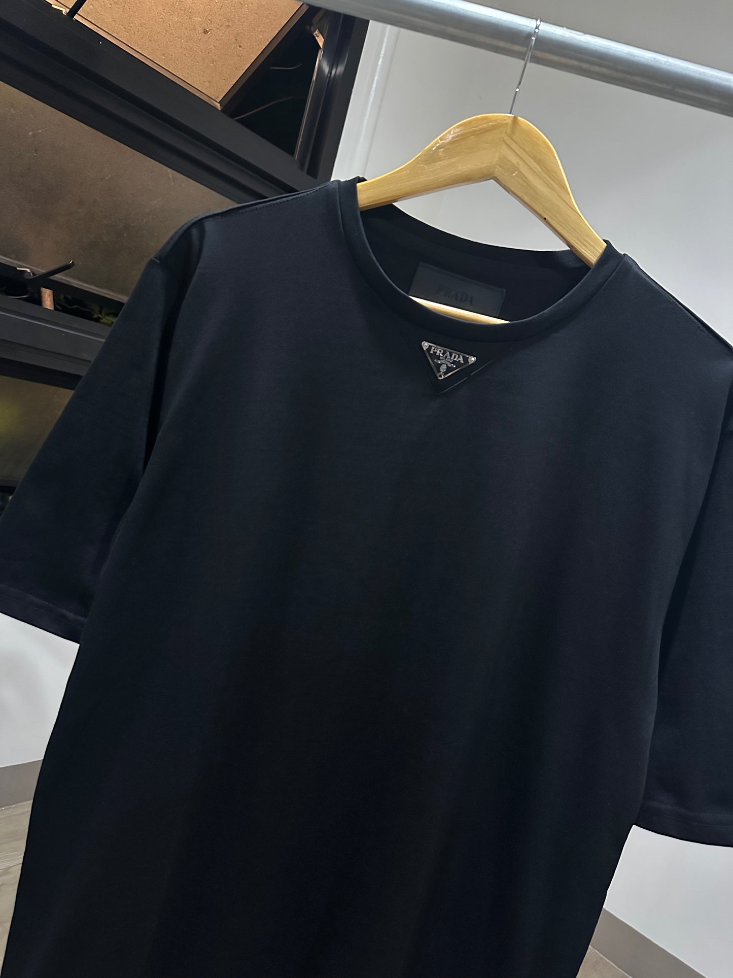 Prada Cotton T-Shirt (Black)