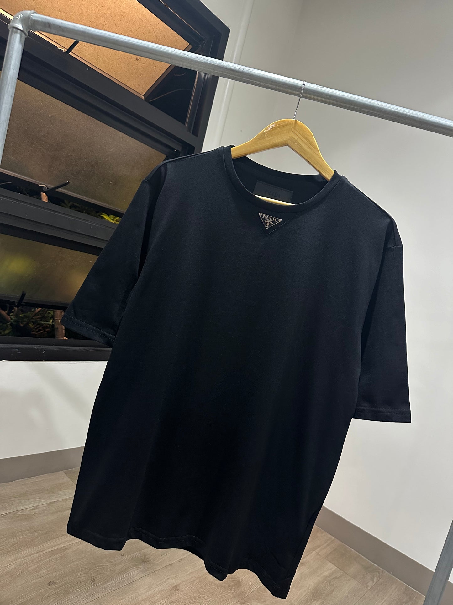 Prada Cotton T-Shirt (Black)