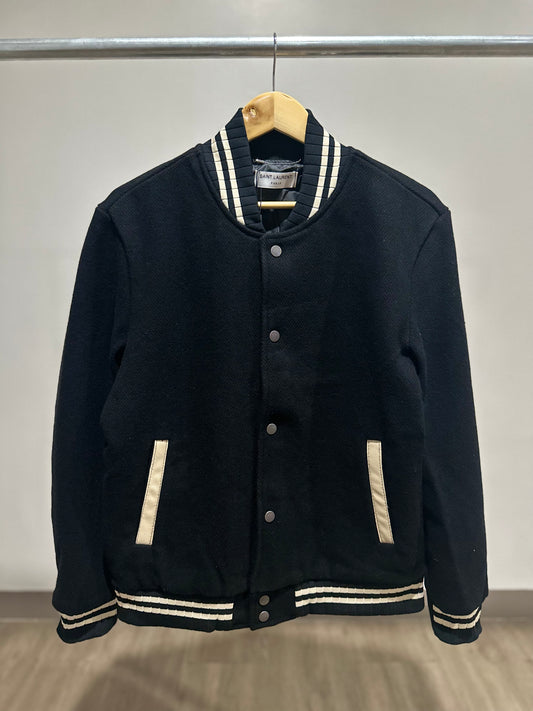 Saint Laurent Varsity Jacket (Wool/Black)