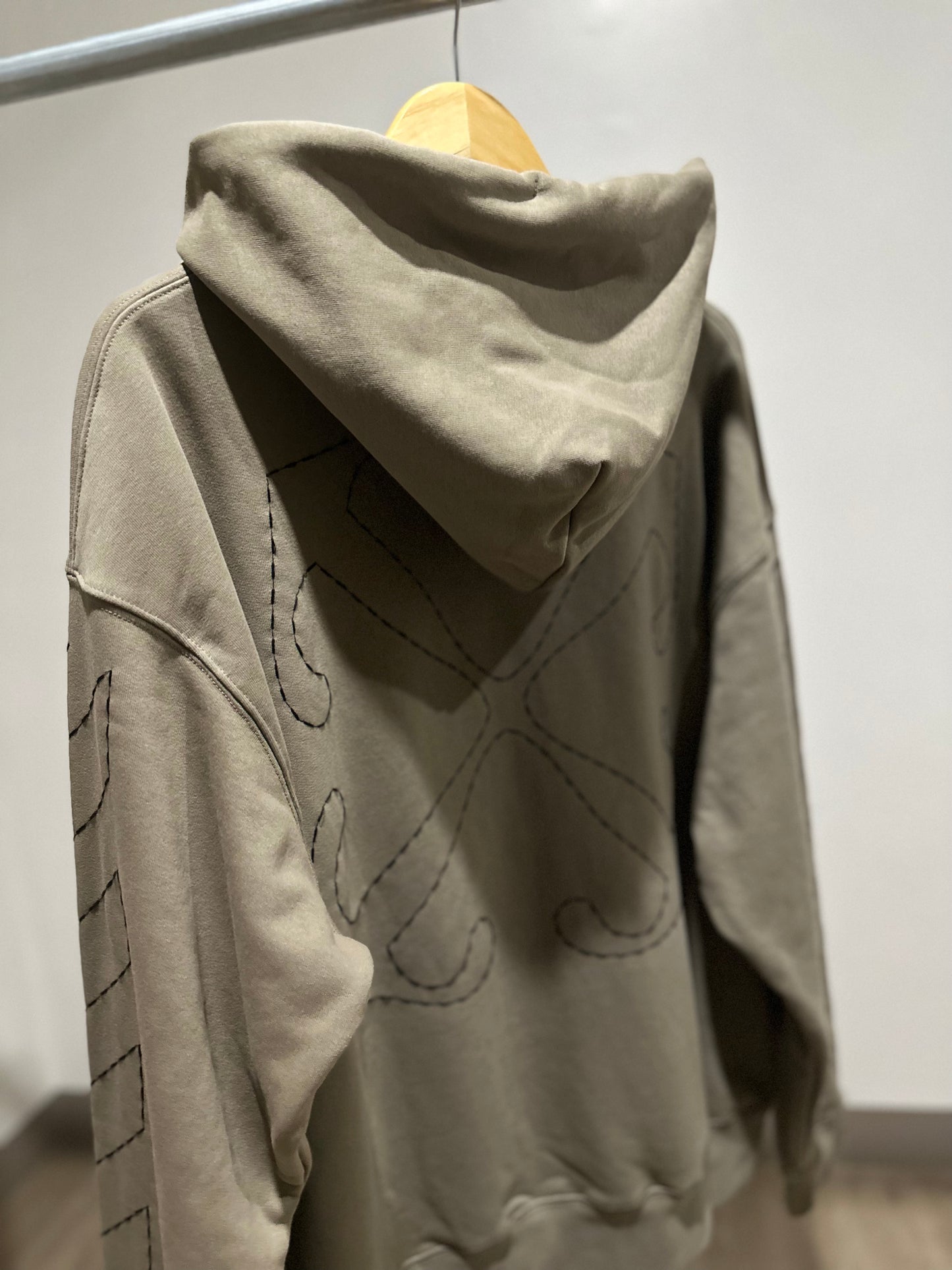 Off-White Stitched Arrow Hoodie