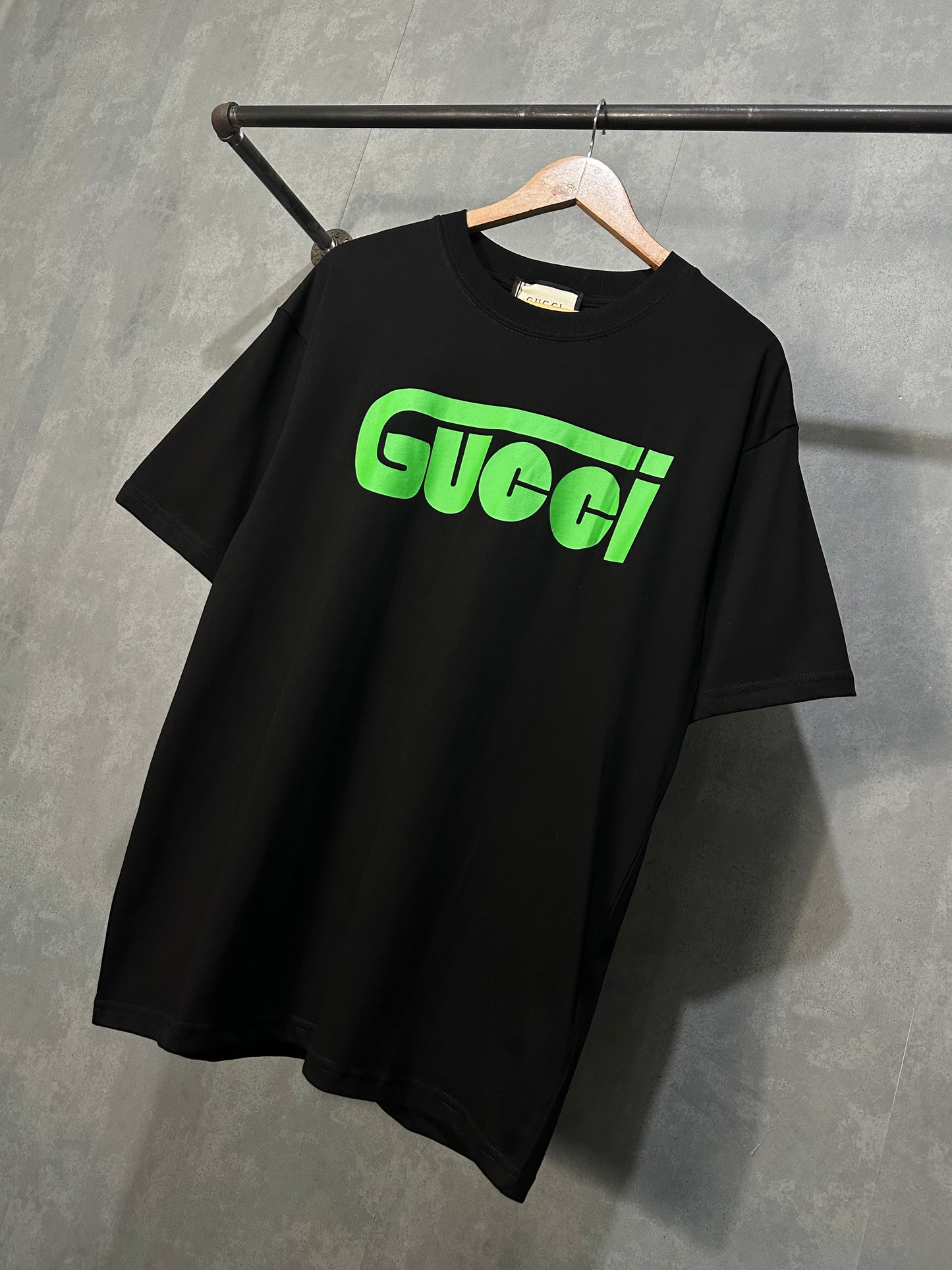 Gucci Oversized T-Shirt (Black/Green)