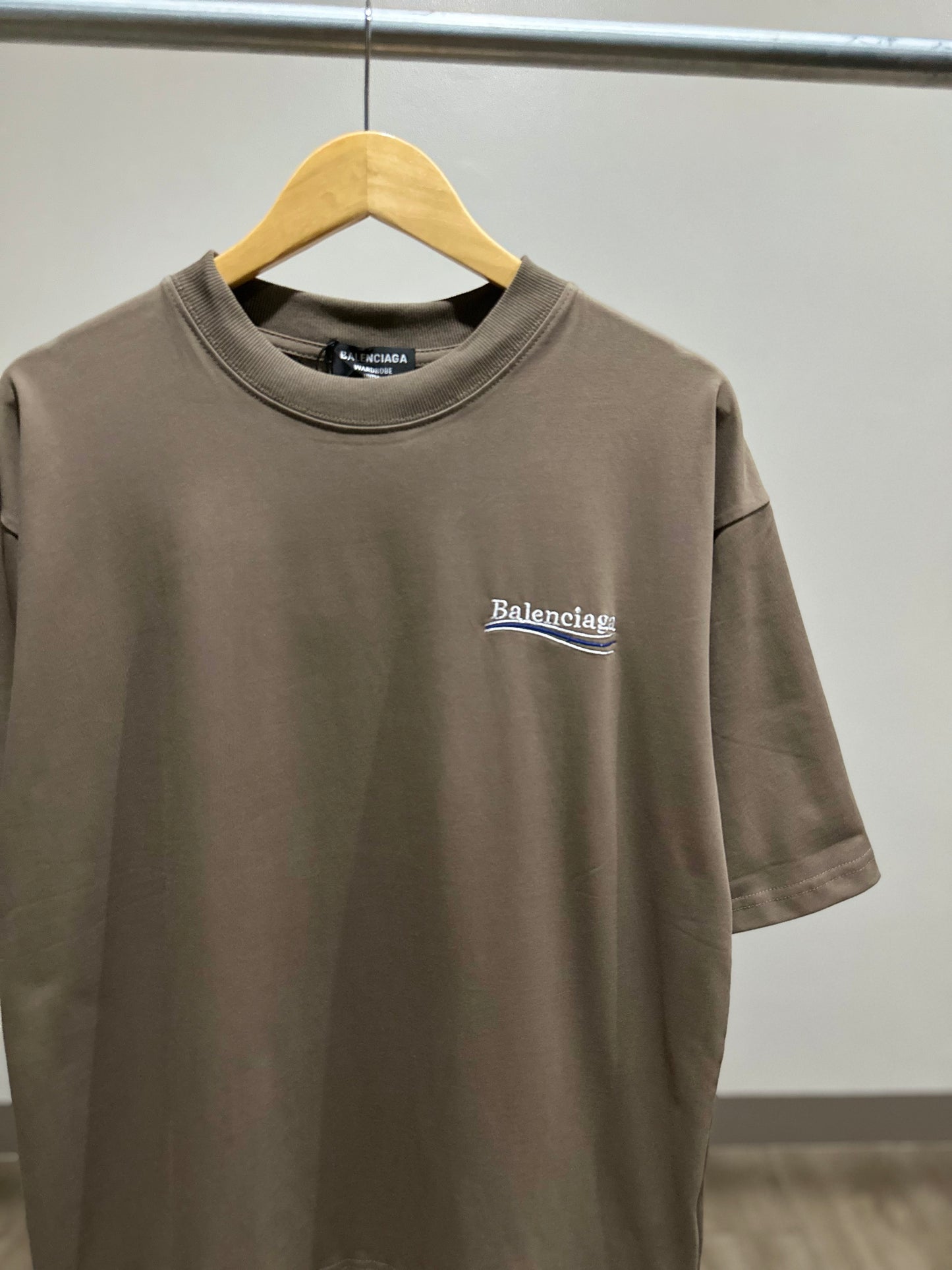 Balenciaga Political Campaignn OS T-Shirt (Brown)