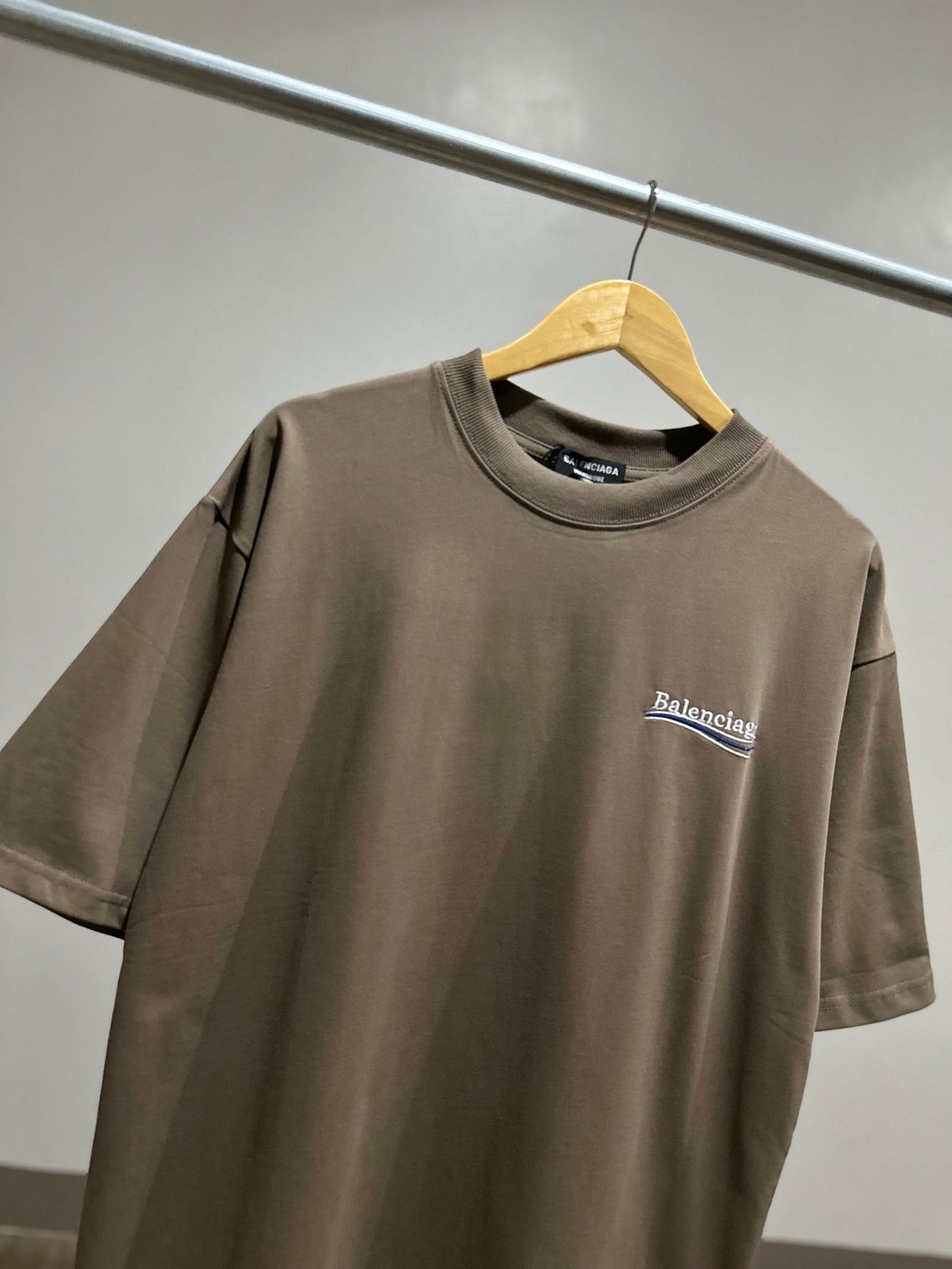 Balenciaga Political Campaignn OS T-Shirt (Brown)