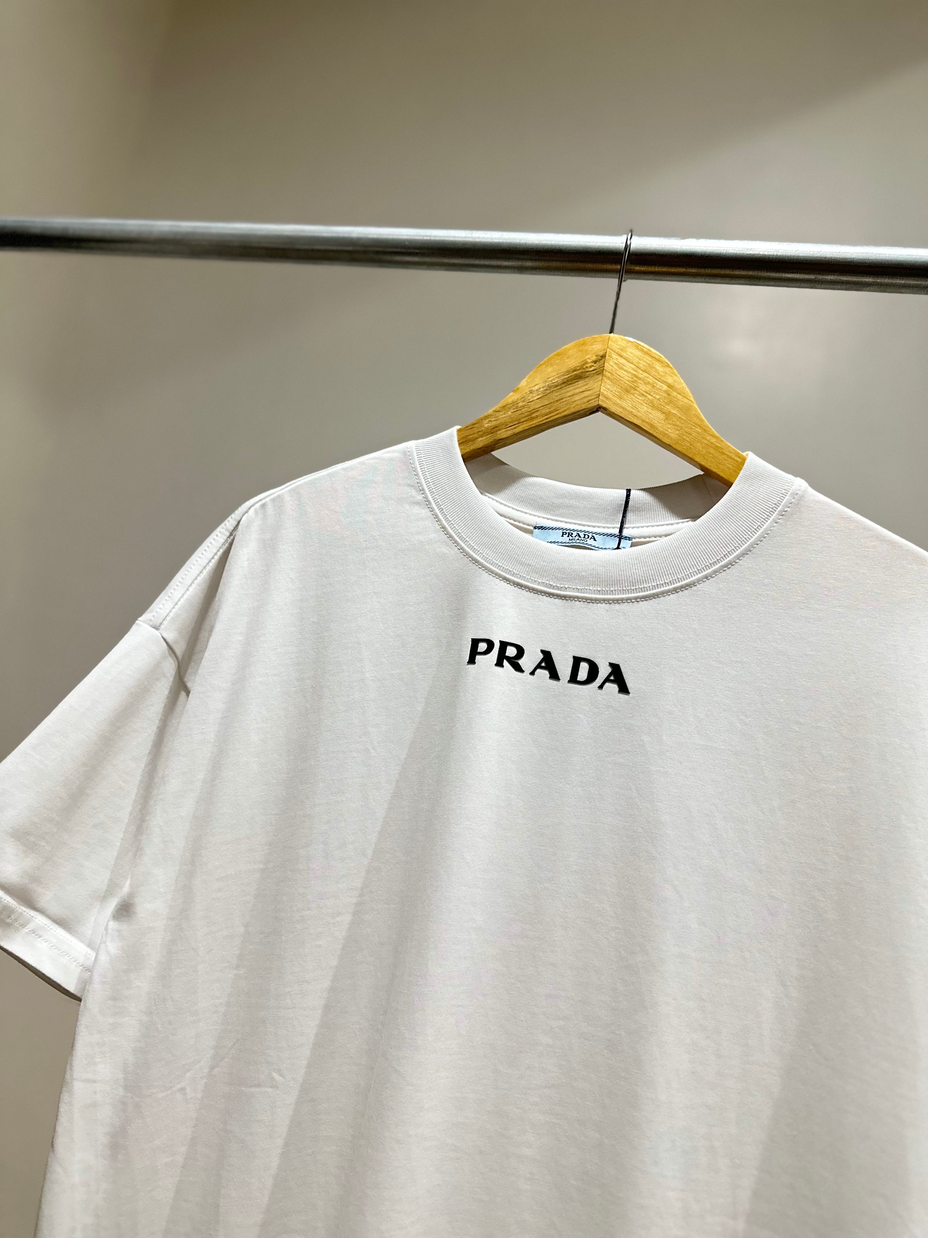 Prada t shirt online white