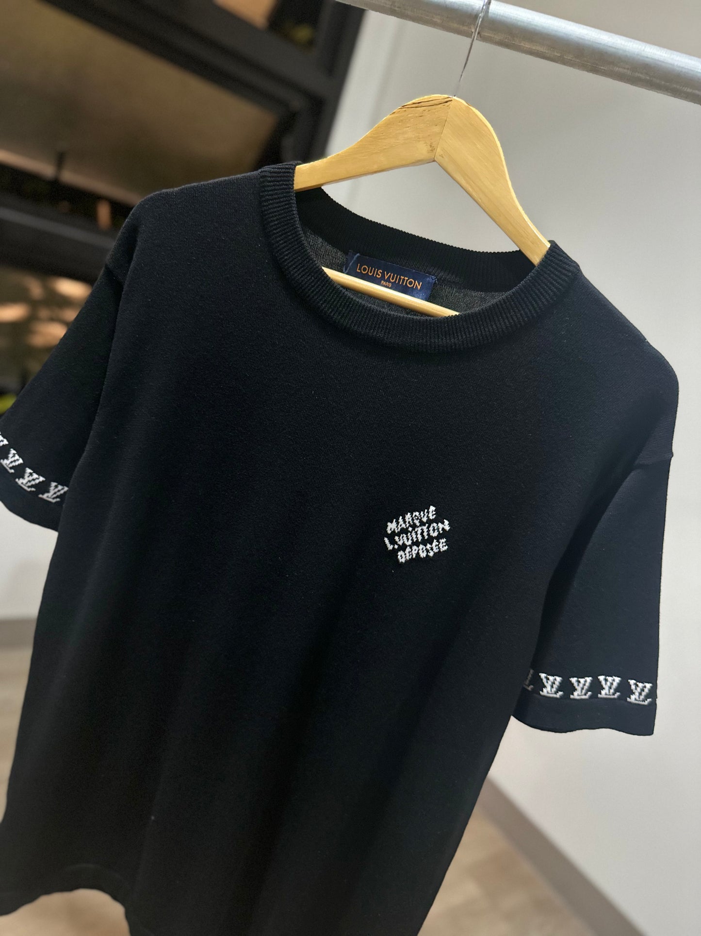 Louis Vuitton Short-Sleeved Cotton Crewneck