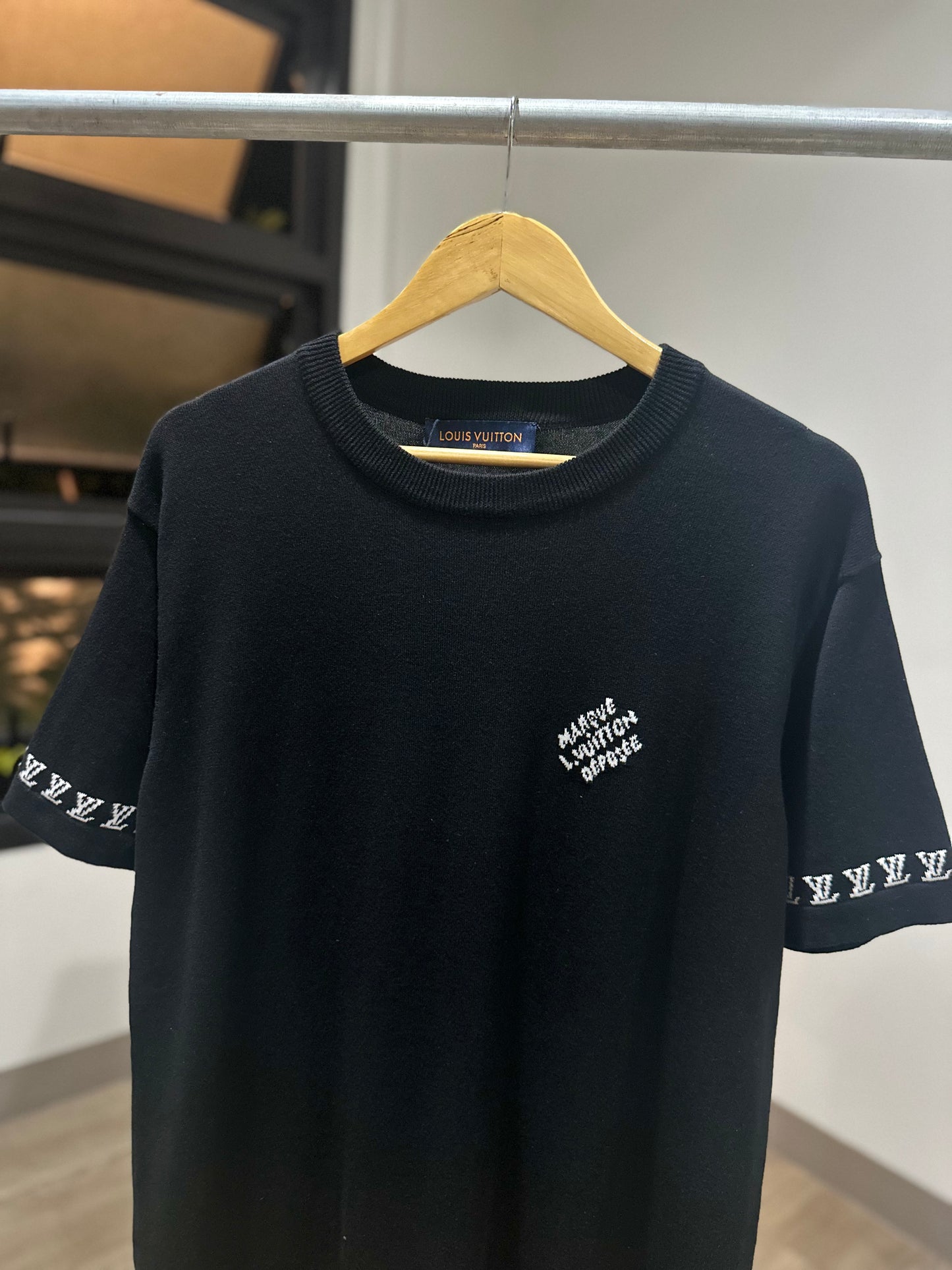 Louis Vuitton Short-Sleeved Cotton Crewneck