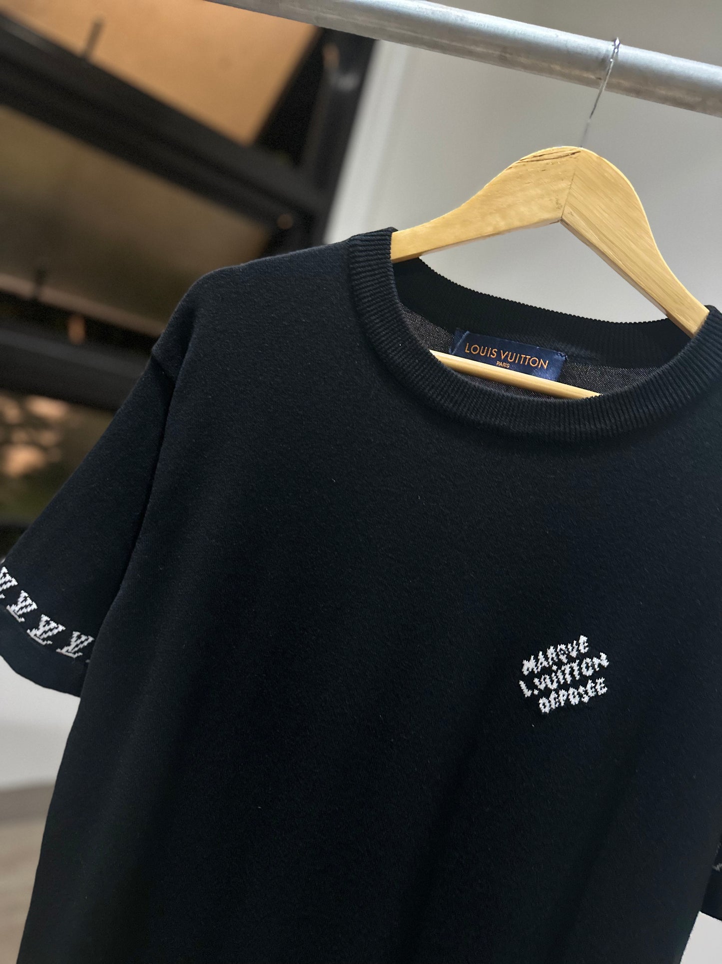 Louis Vuitton Short-Sleeved Cotton Crewneck