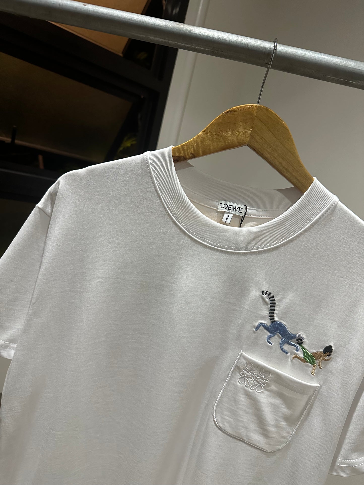 Loewe Pocket Anagram T-Shirt (White)