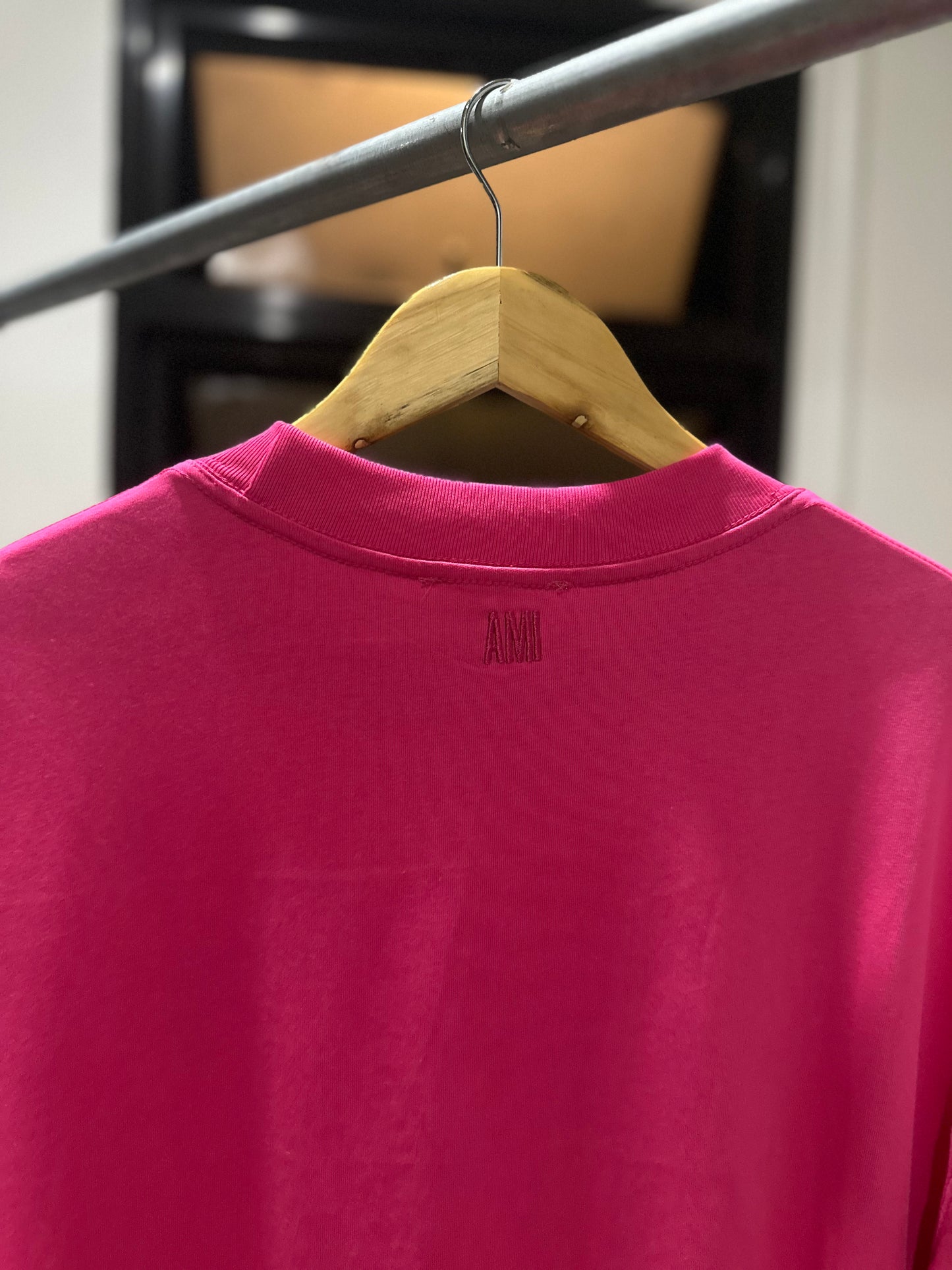 AMI Paris Oversized T-Shirt (Pink)