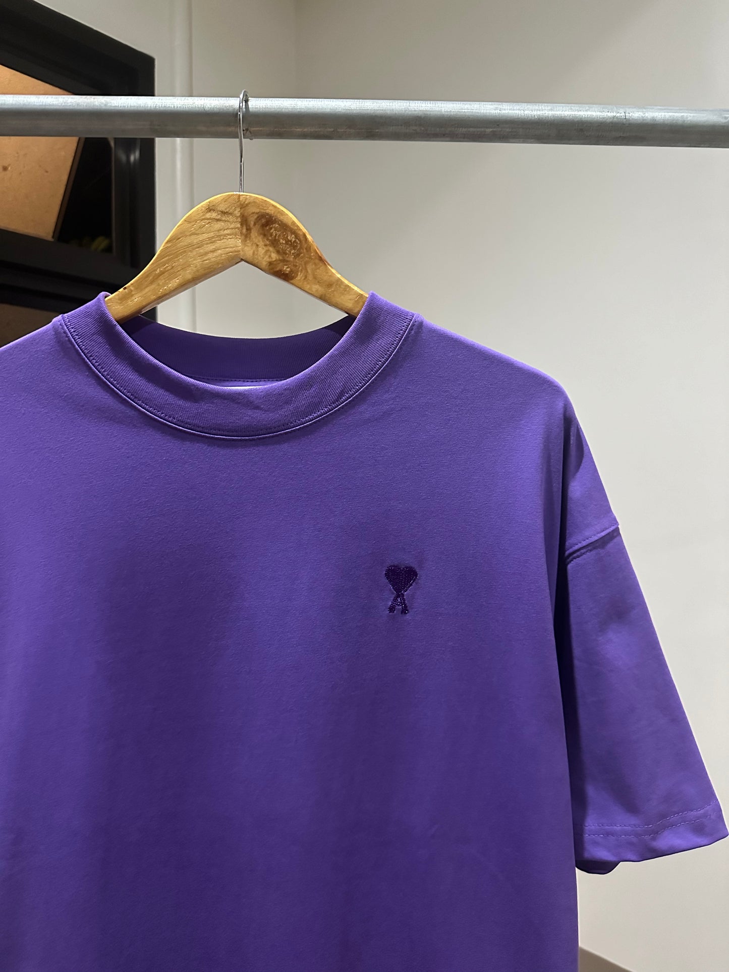 AMI Paris Oversized T-Shirt (Purple)