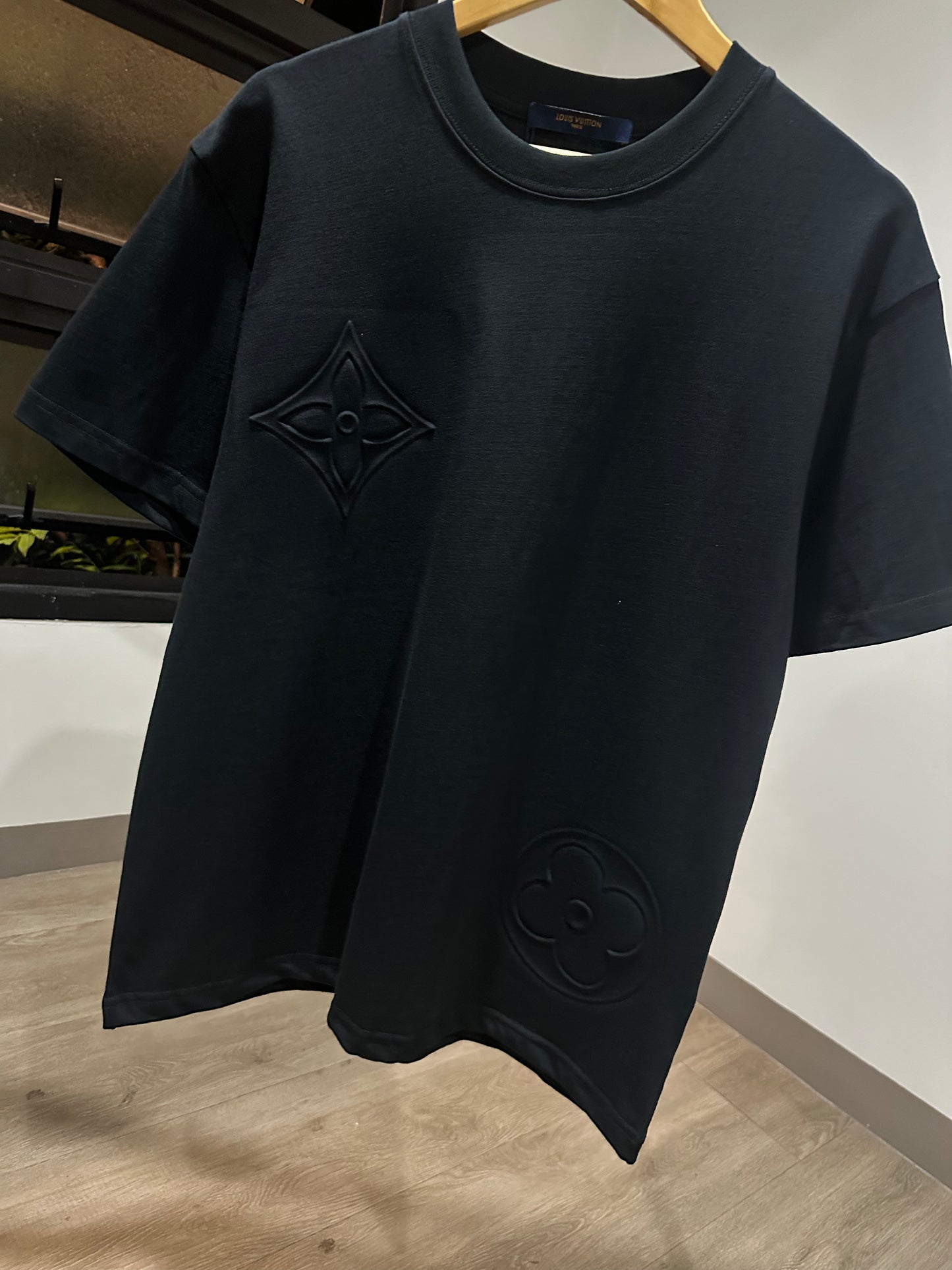 Louis Vuitton Embossed Logo T-Shirt (Black)